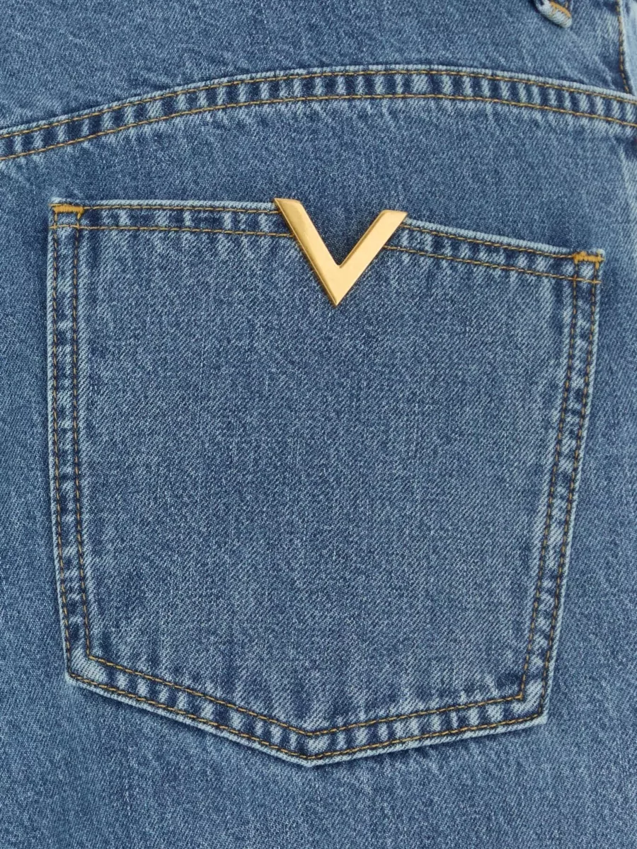 Valentino Straight-Leg Denim Jeans