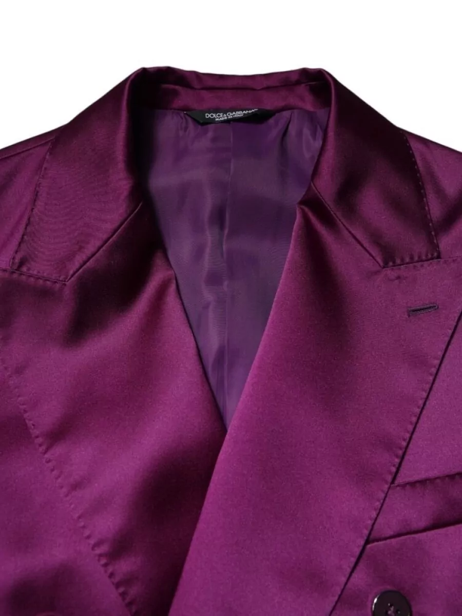 Dolce&Gabbana Silk Double-Breasted Blazer