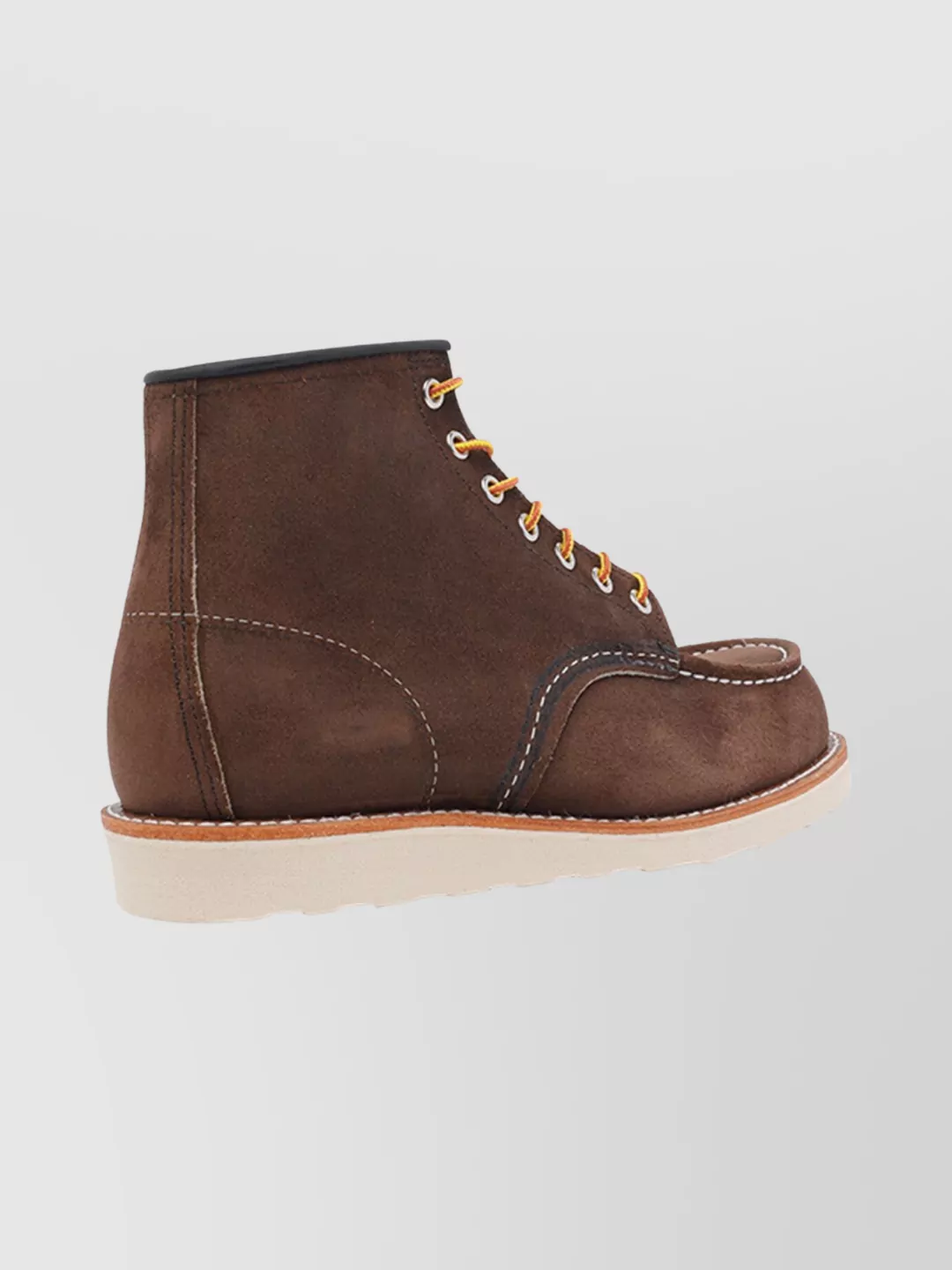 Red Wing Shoes Suede Ankle Lace-Up Shoes With Round Toe