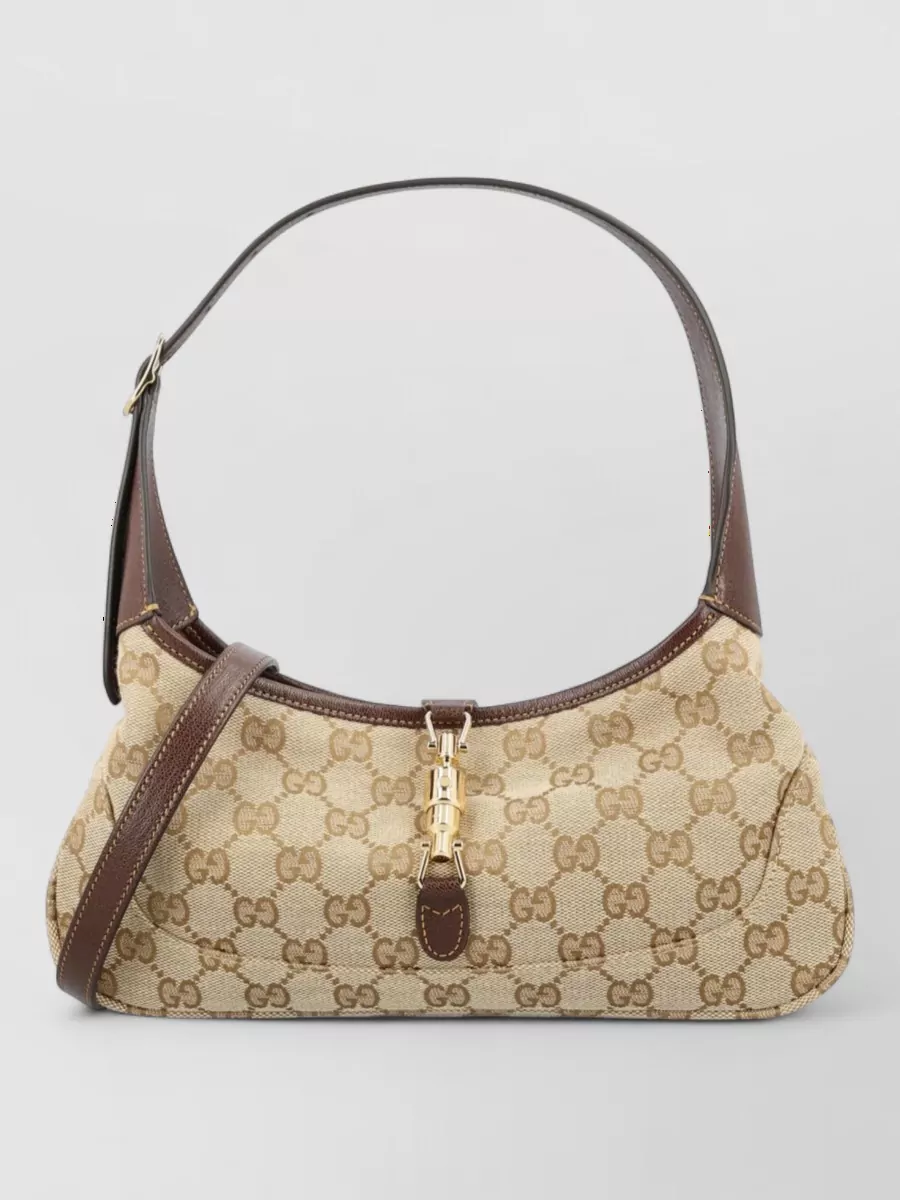 Gucci jackie 1961 medium fabric clutch bag
