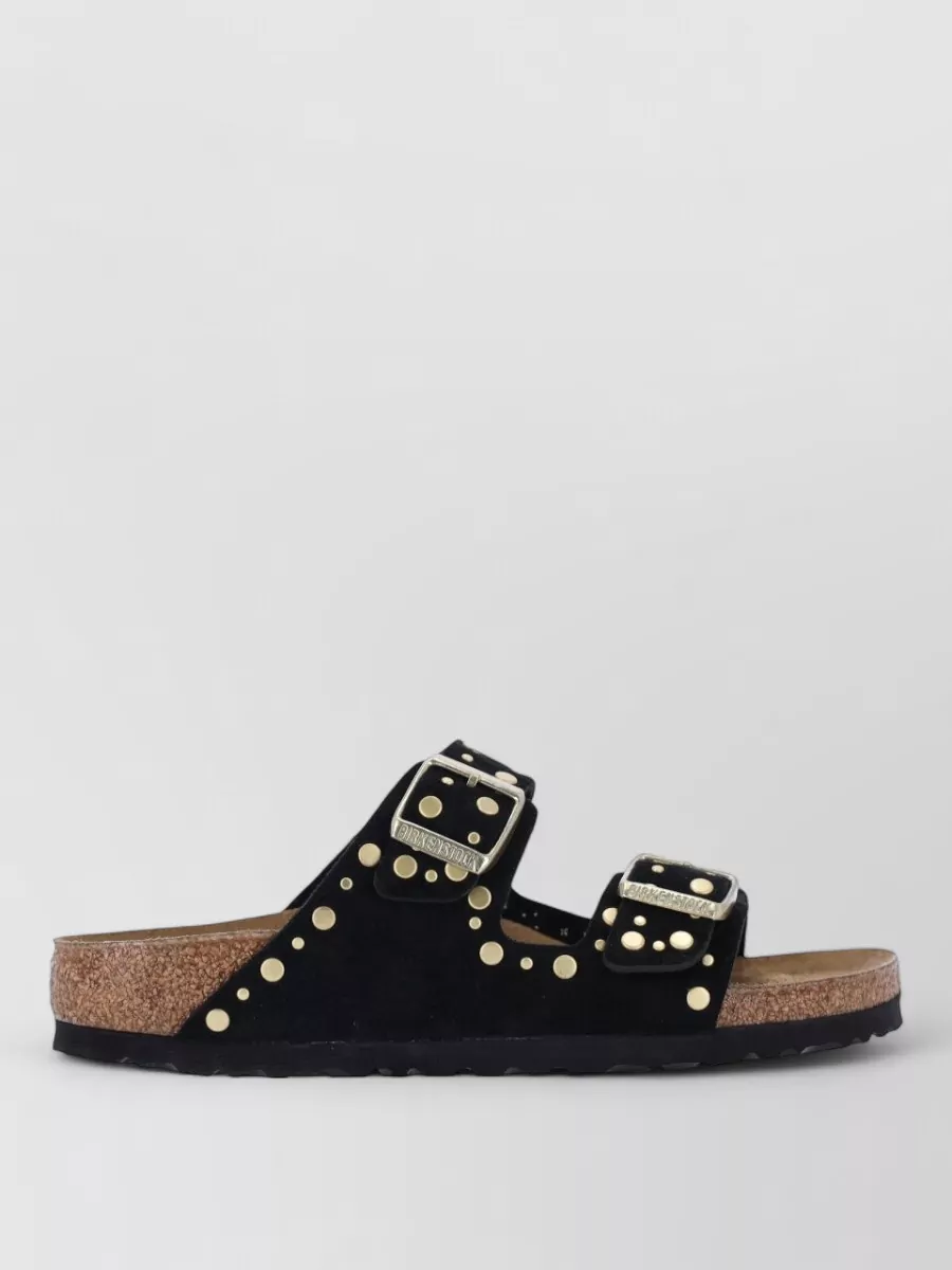Birkenstock leather studded sandals