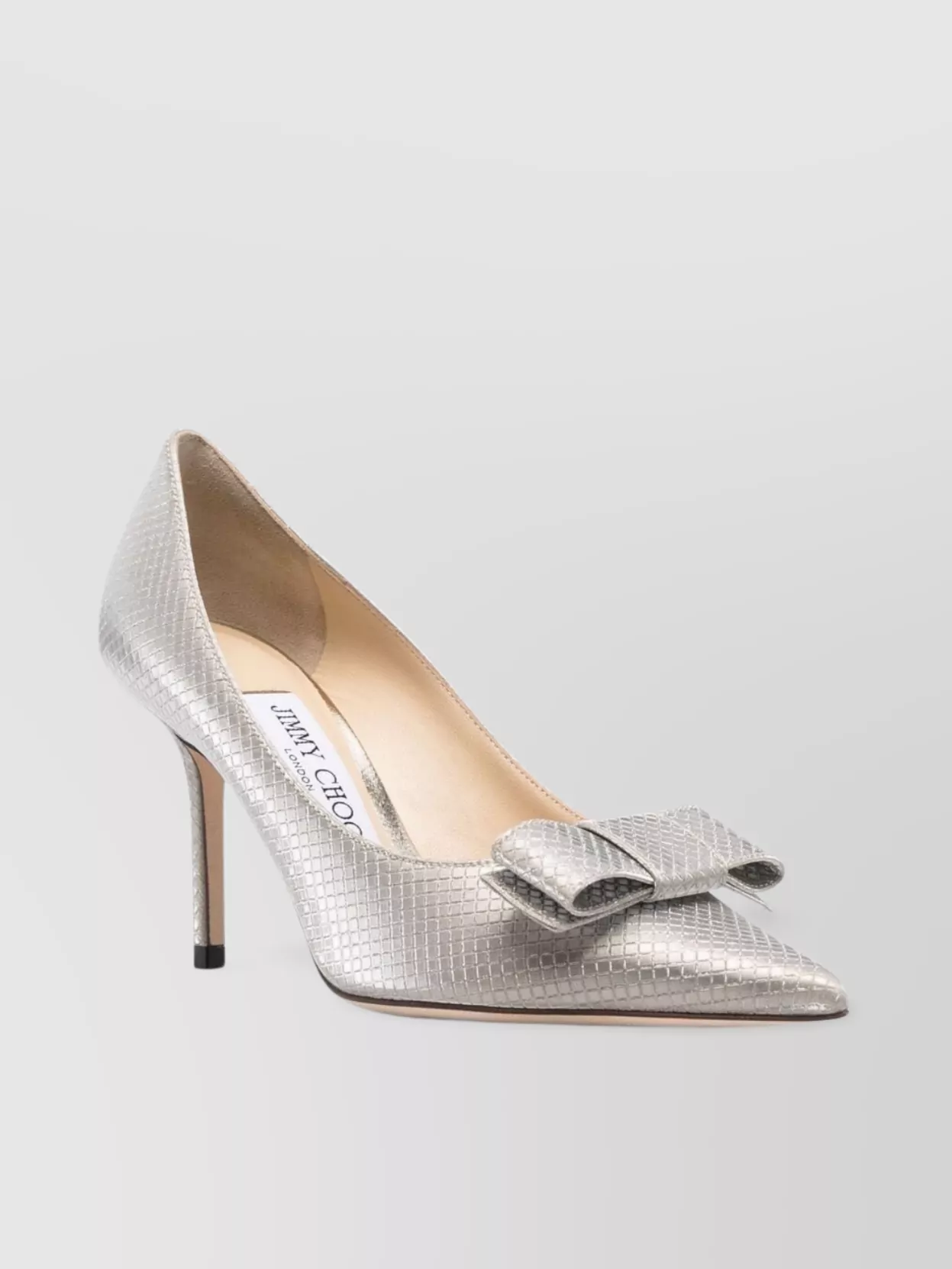 Jimmy Choo Love/Bow 85 Leather Pumps