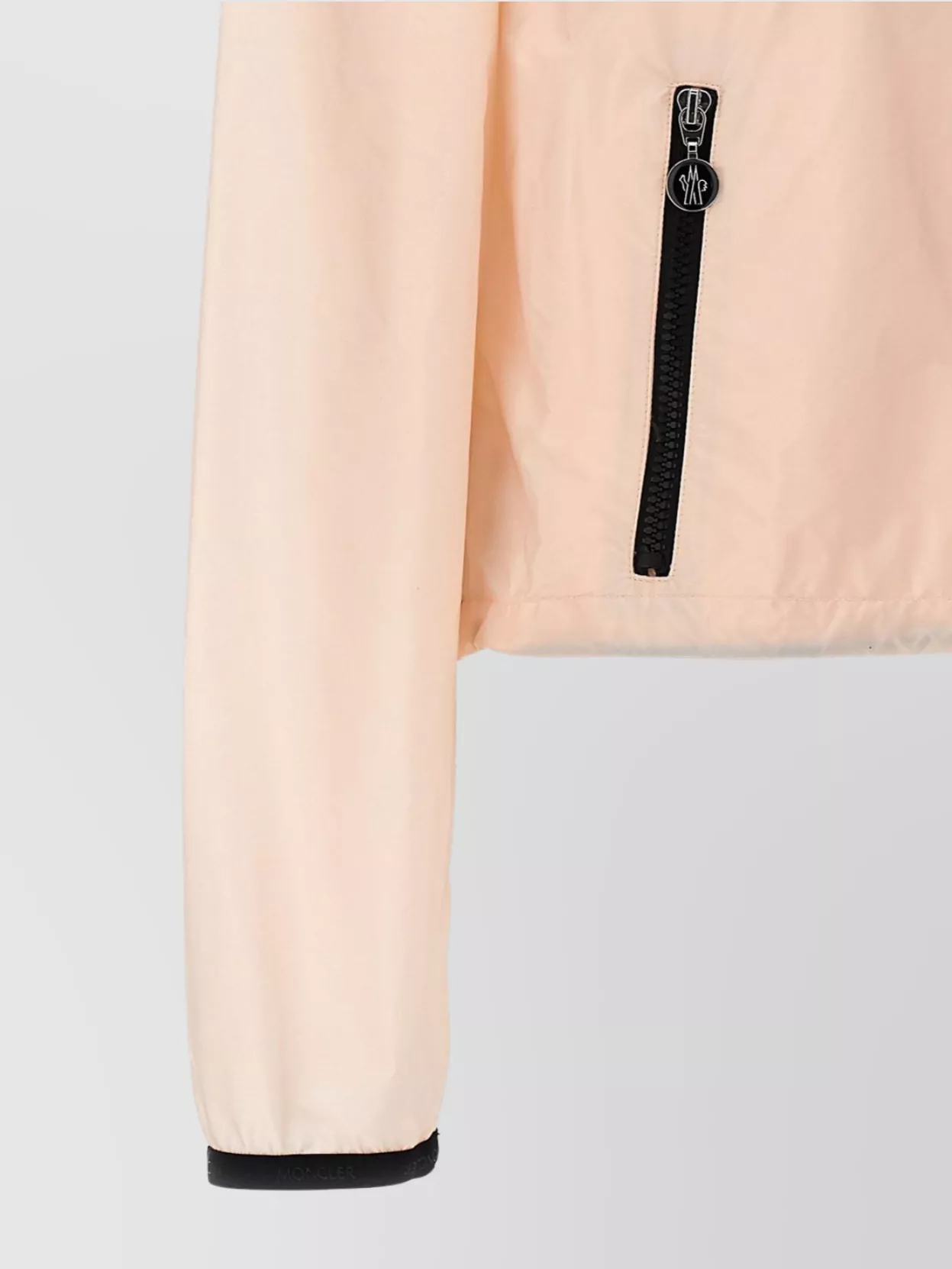 Moncler 'Lico' Jacket Elastic Cuffs High Collar