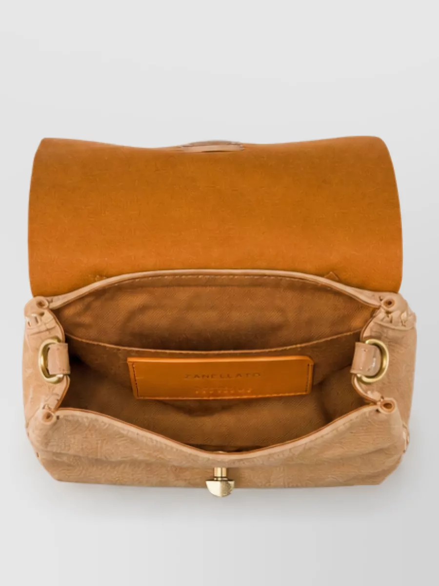 Zanellato calfskin leather shoulder bag