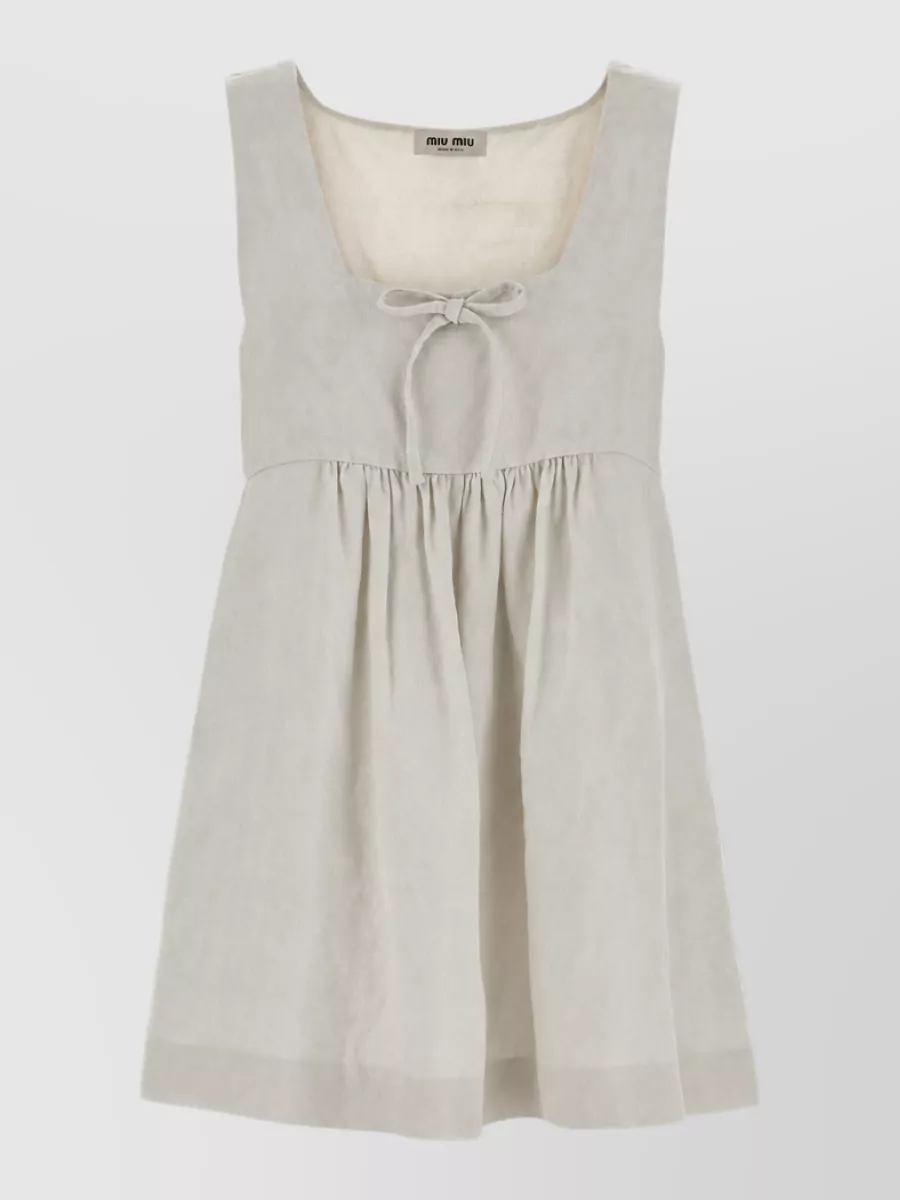 Miu Miu linen mini dress