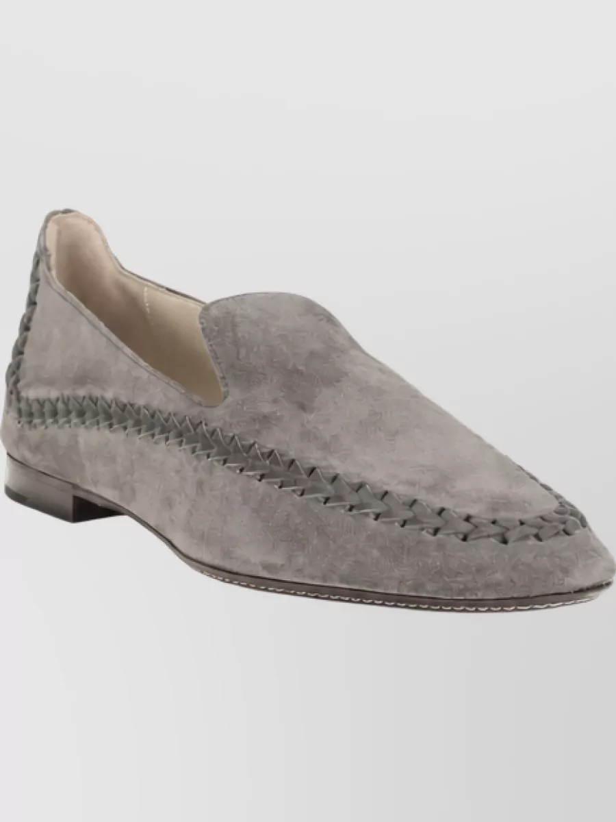 Giorgio Armani Leather Slip-On Mules