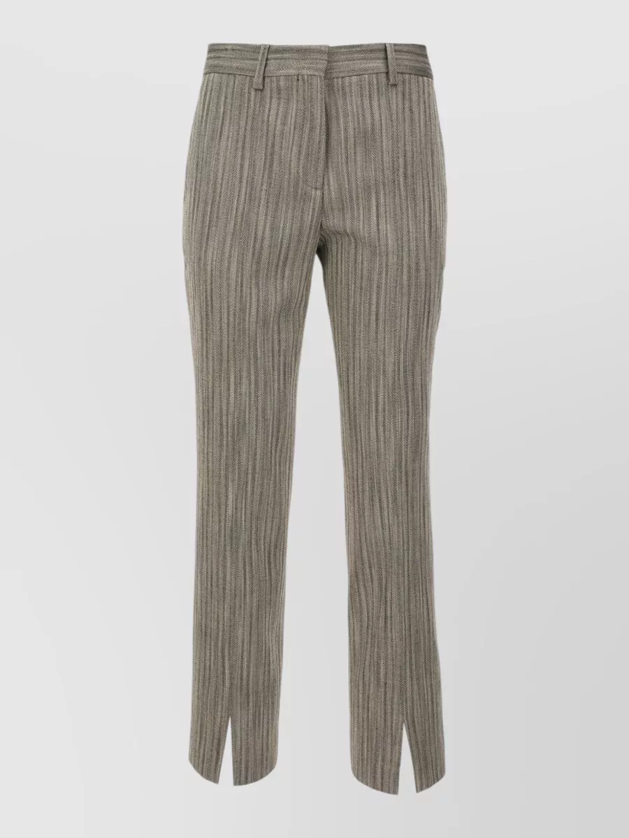 Paul Smith embroidered straight trousers