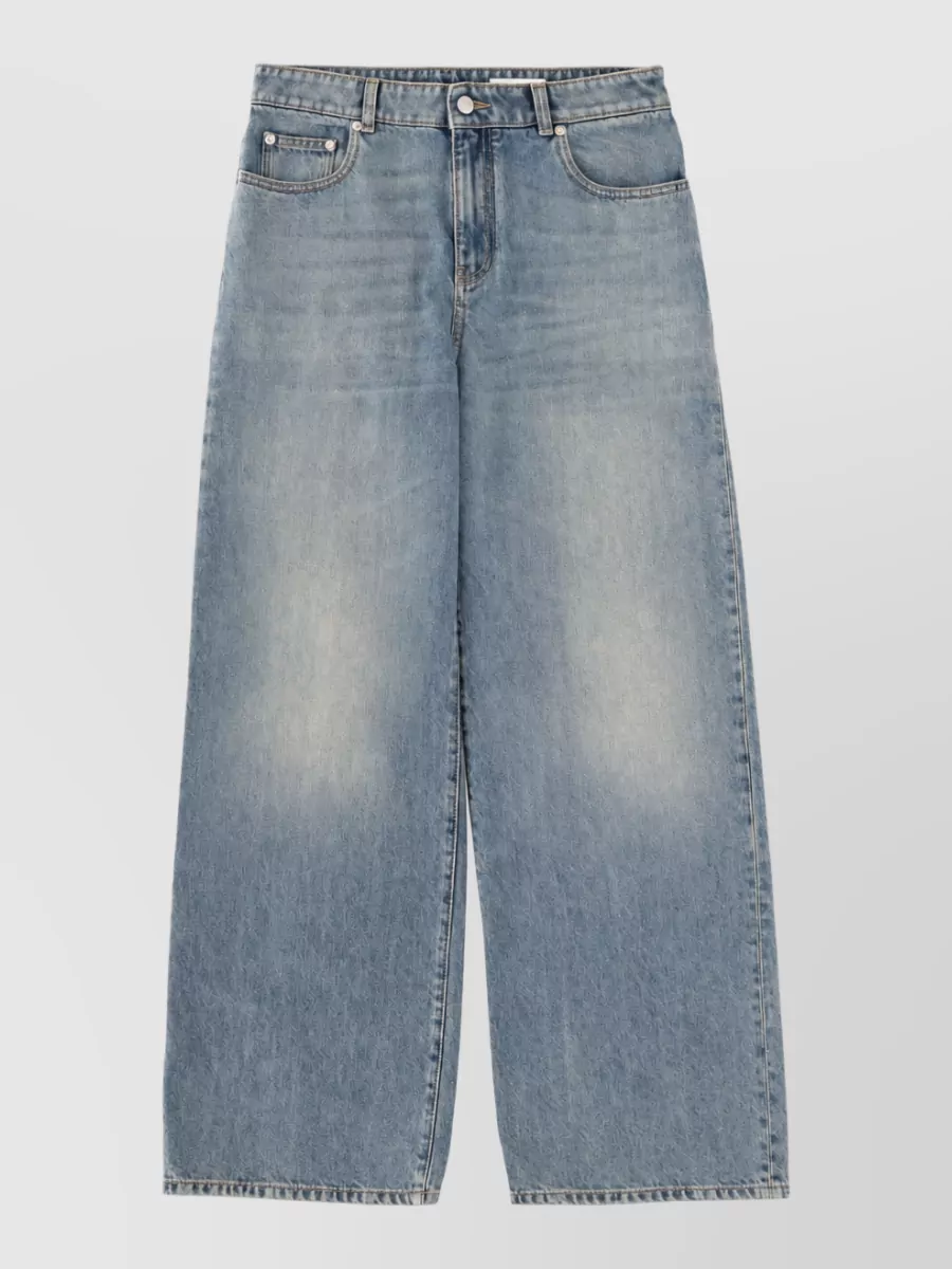 Alexander McQueen wide-leg denim jeans