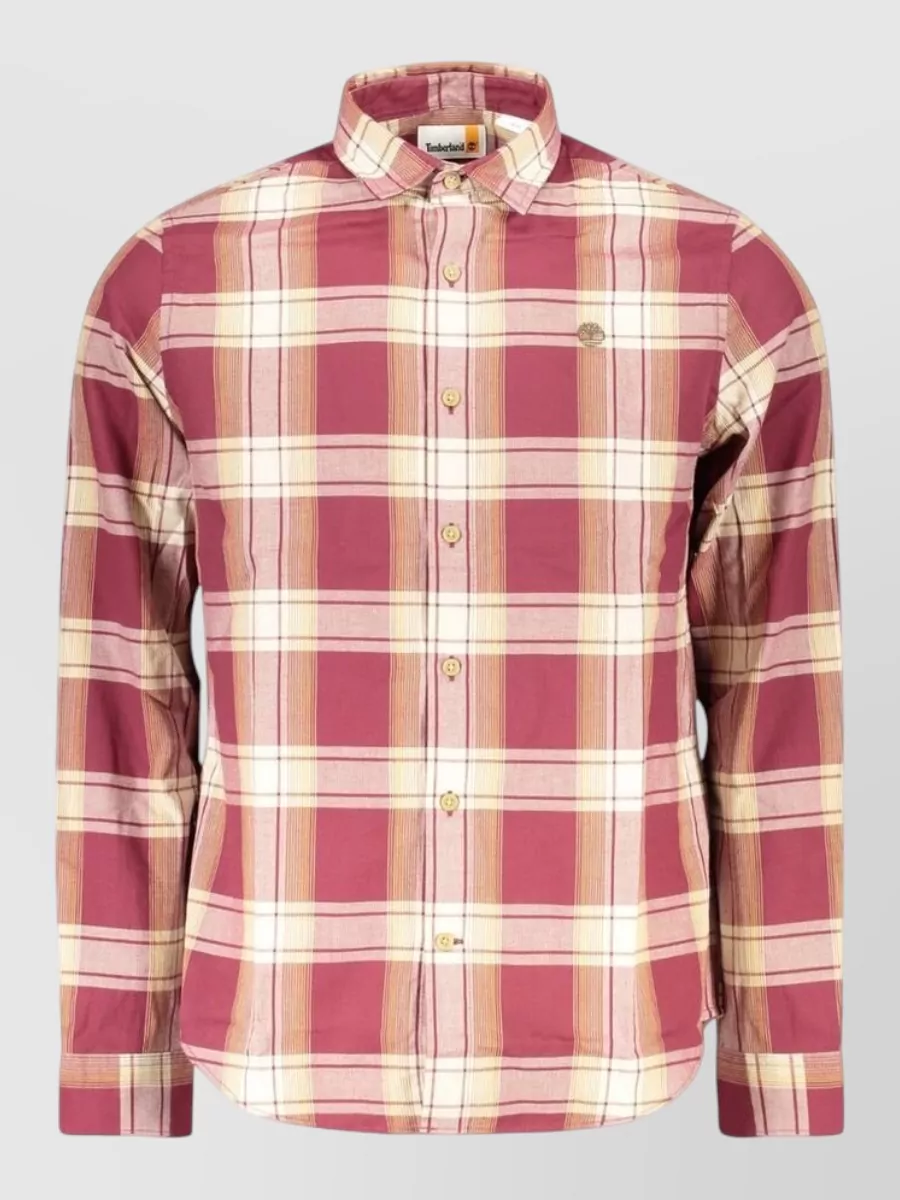 Timberland plaid cotton regular-fit shirt