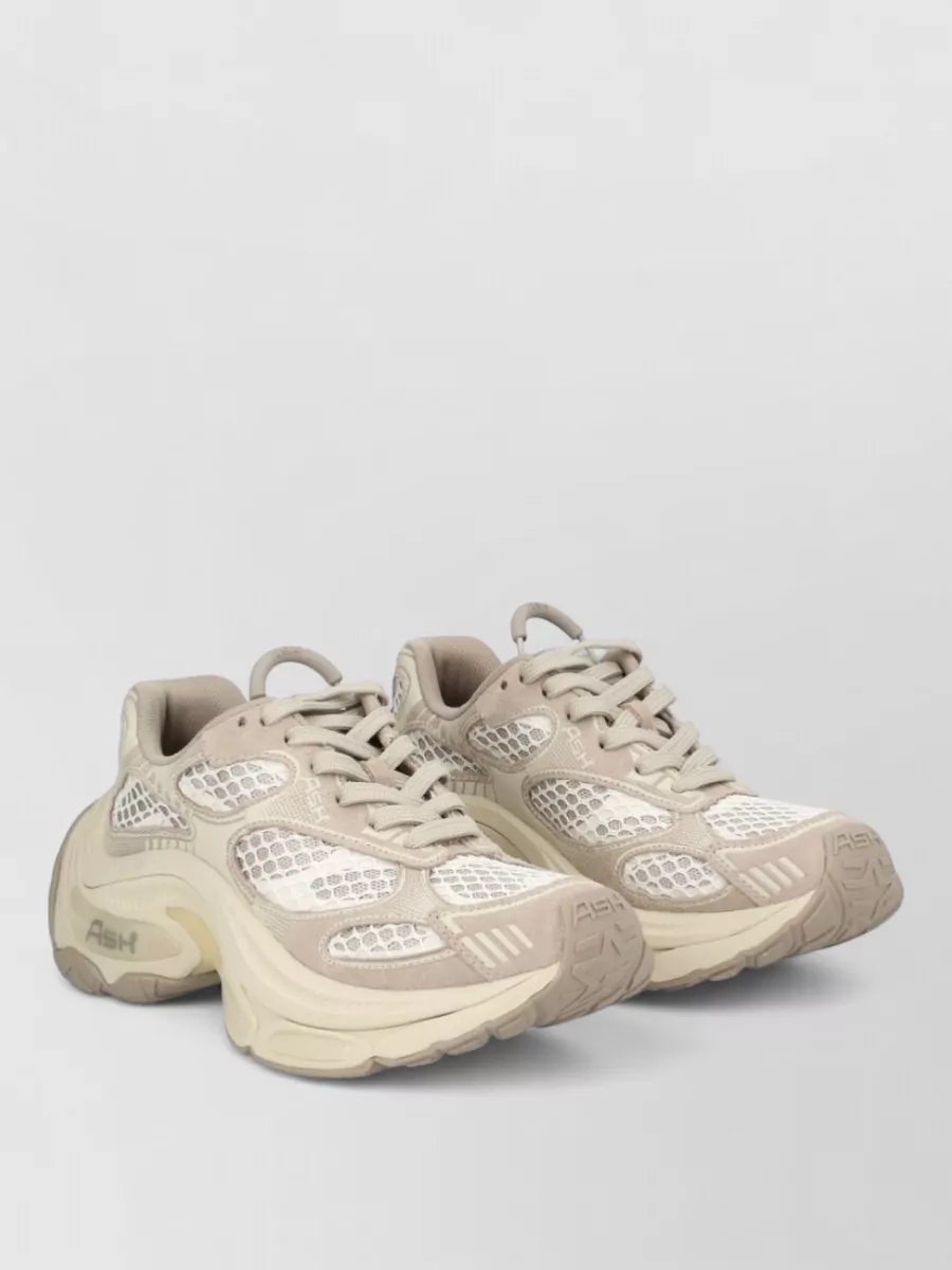 Ash Leather Low-Top Sneakers