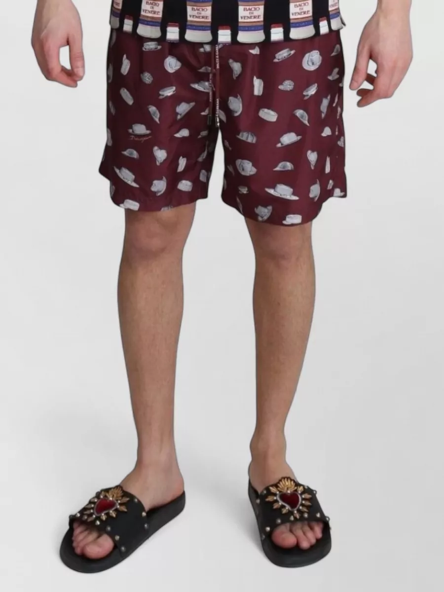 Dolce&Gabbana printed swim shorts