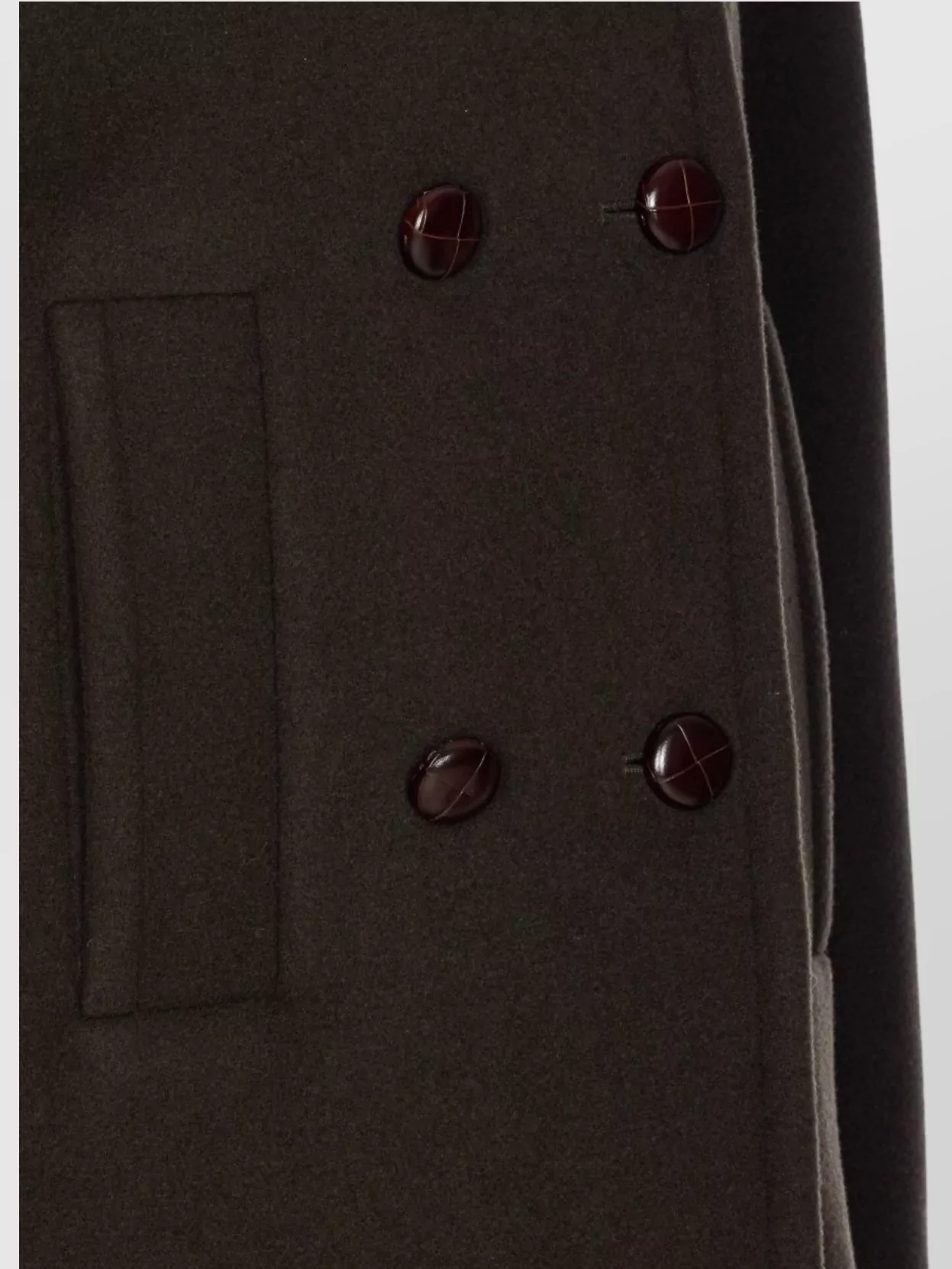 Isabel Marant Etoile V Neck Double-Breasted Coat