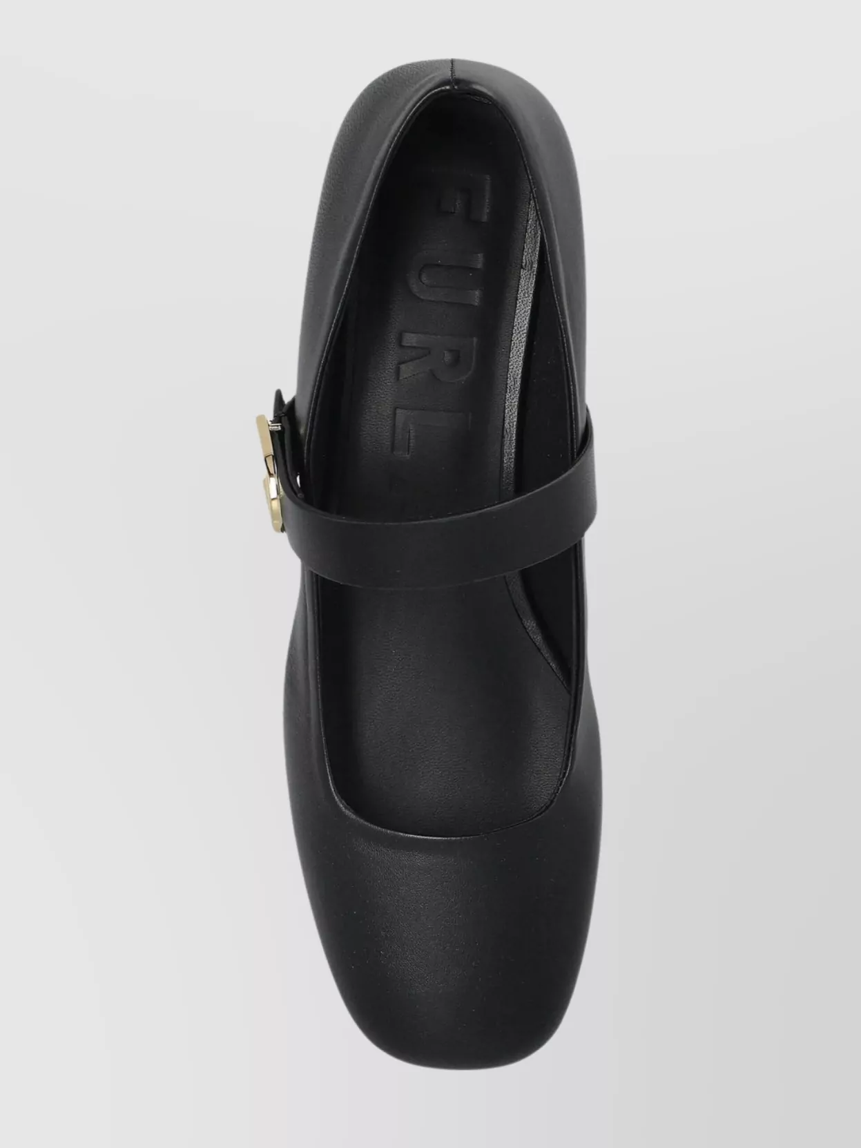 Furla Buckle Round Toe Ballerina Shoes