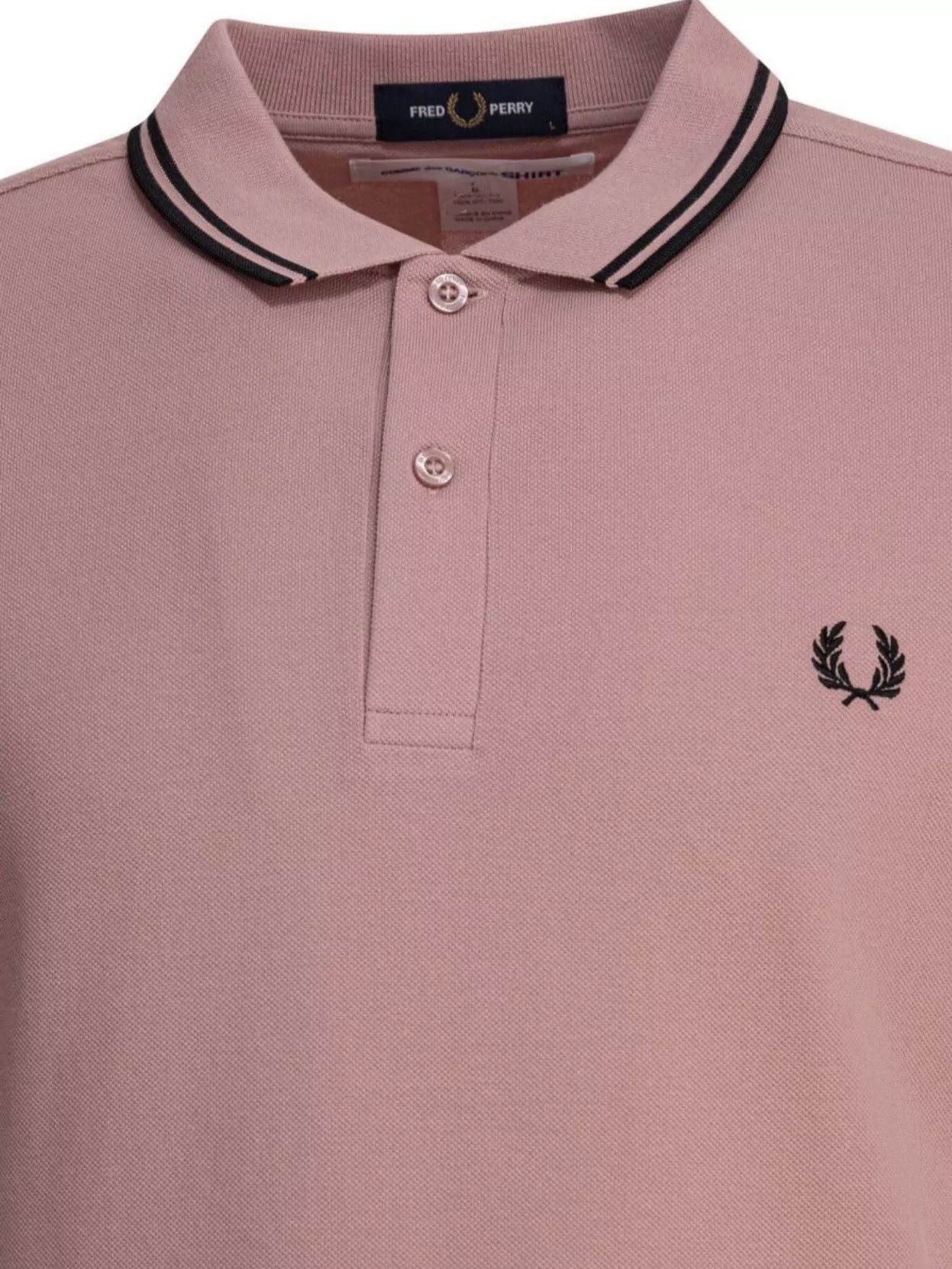 Comme Des Garçons Cotton Polo Shirt
