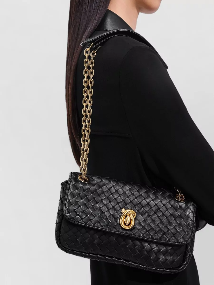 Bottega Veneta Small Lambskin Clutch Bag