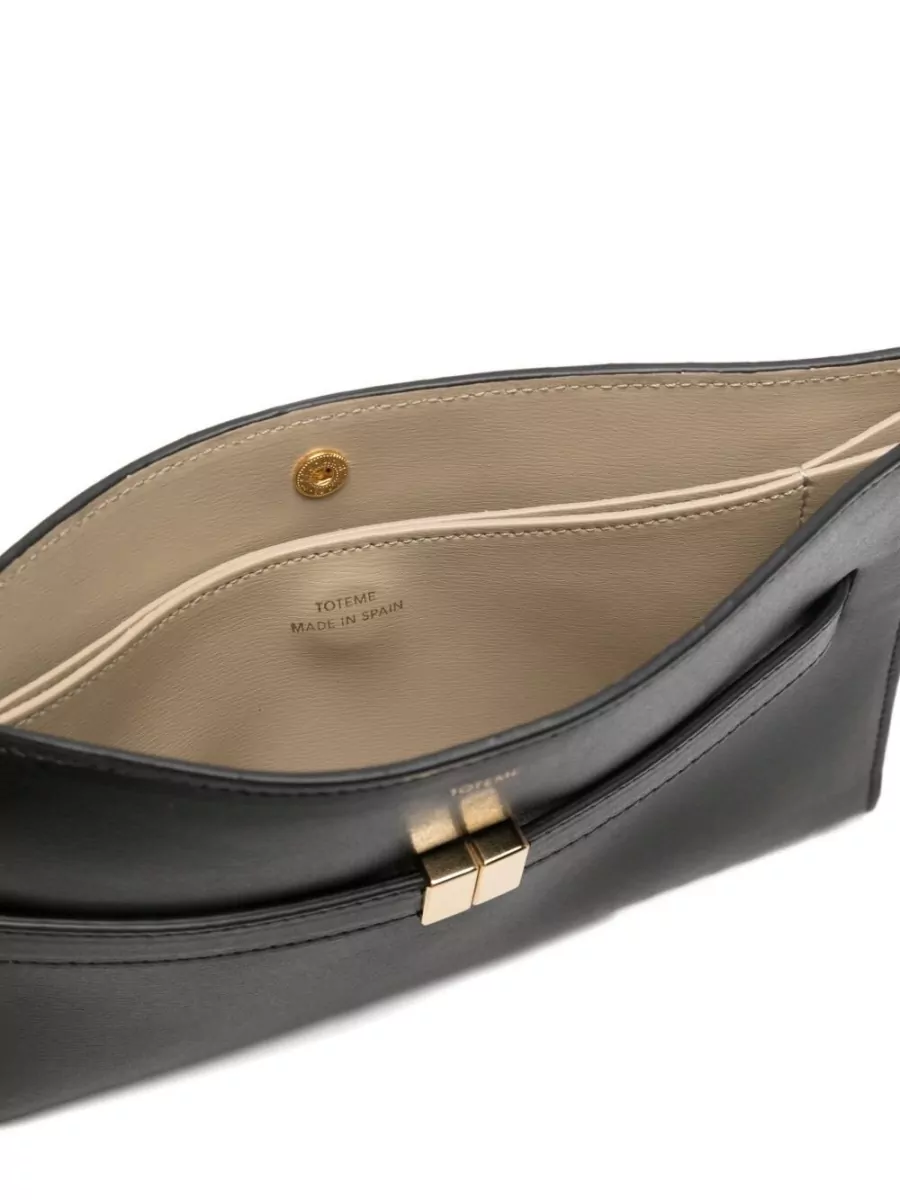 Totême Mini Leather Crossbody Bag Top Handle