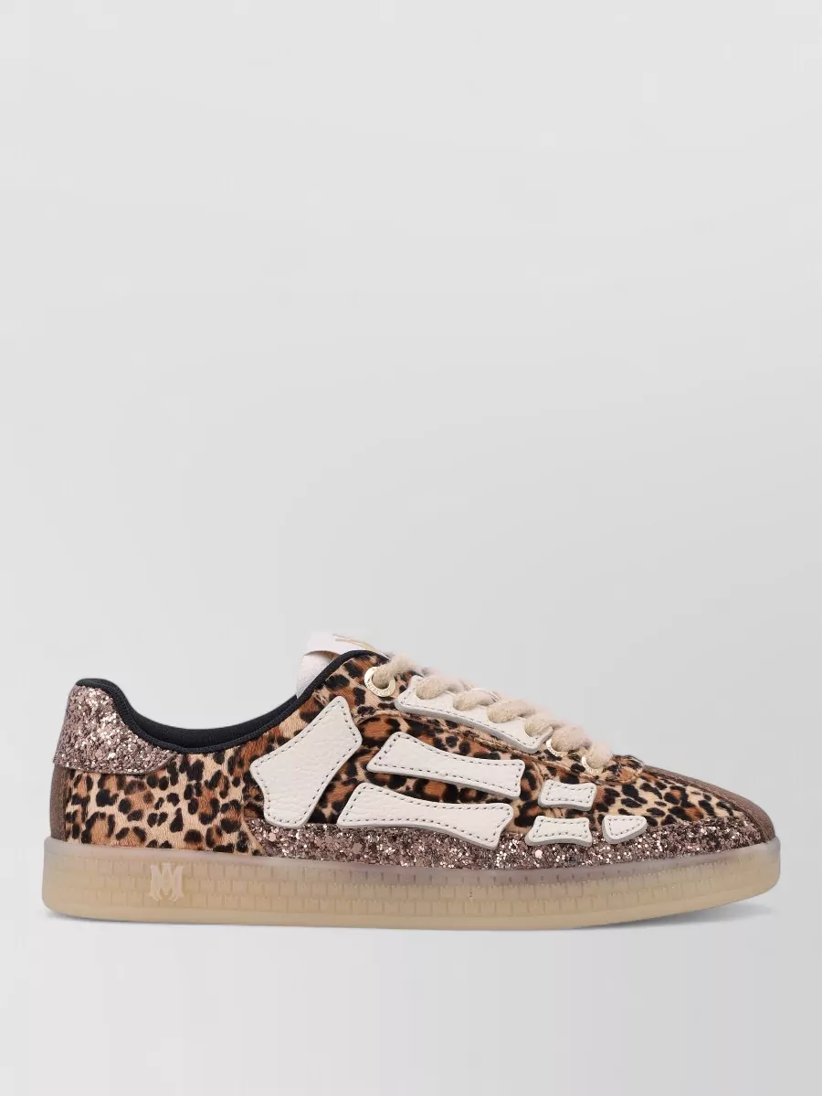 Amiri Wild Pattern Pacific Bones Sneakers