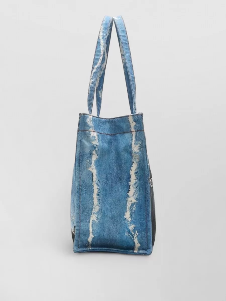 Acne Studios Denim Tote Bag Chain Detail Handles