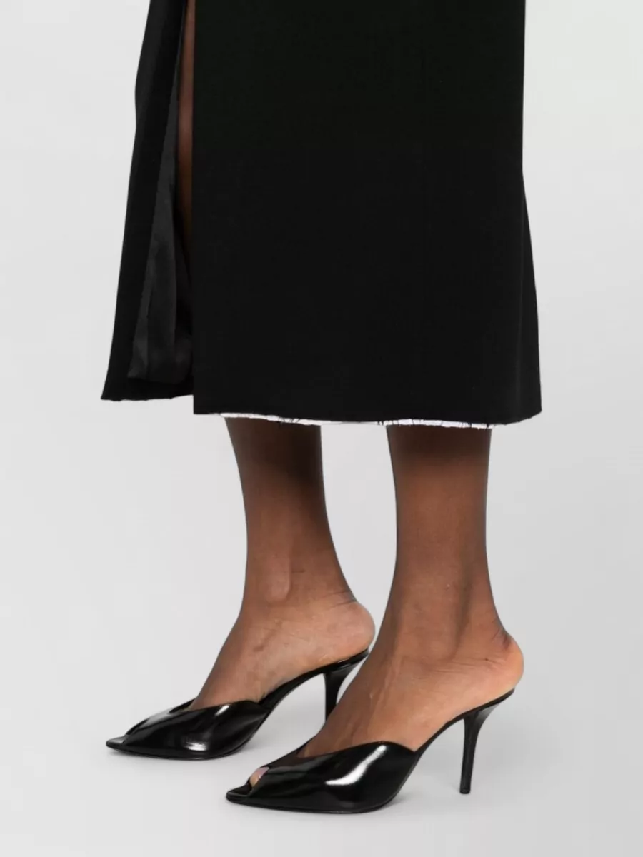 Givenchy Midi Dress Fitted Silhouette Sweetheart Neckline