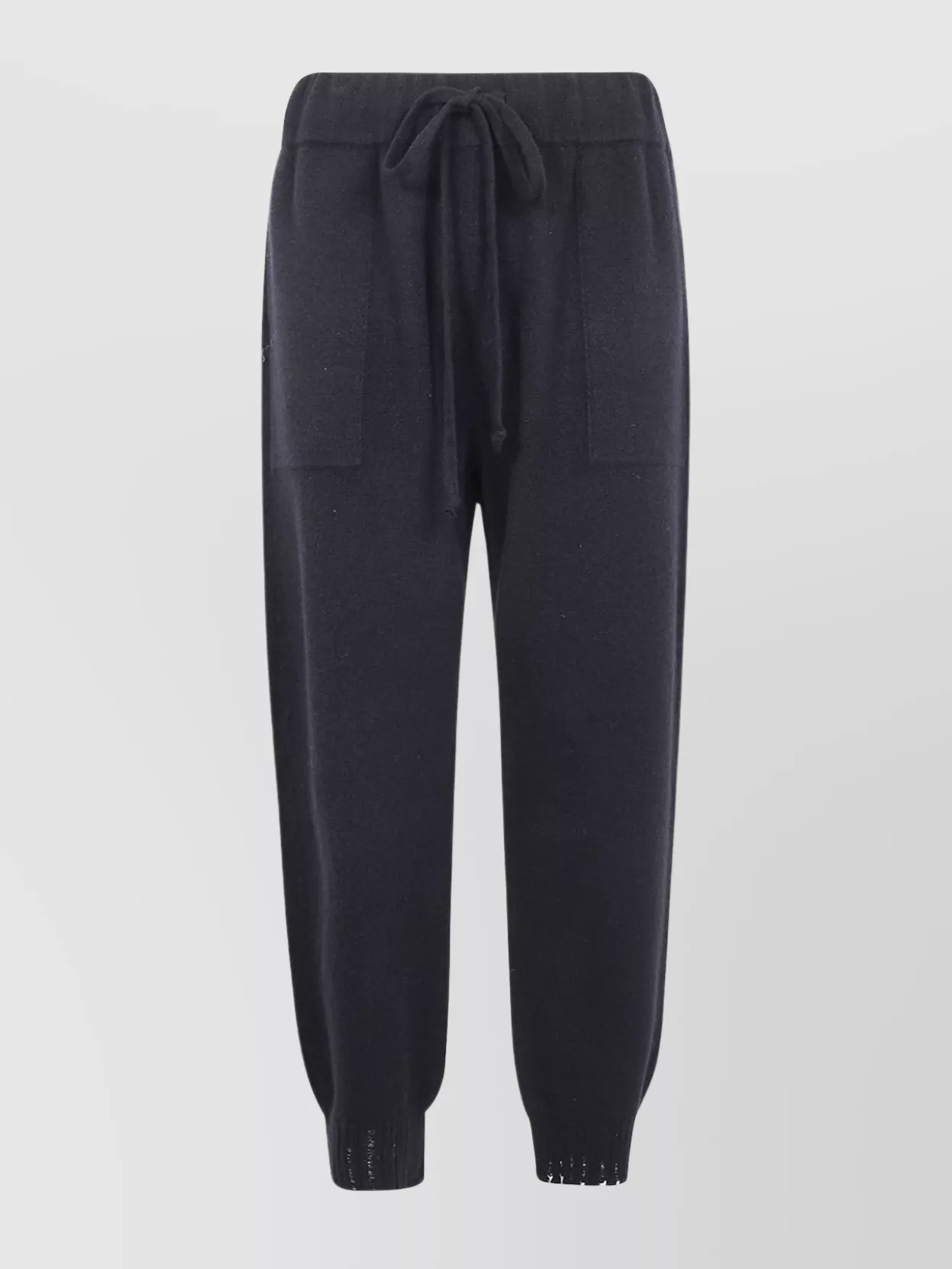 Uma Wang Drawstring Pocket Trousers In Blue