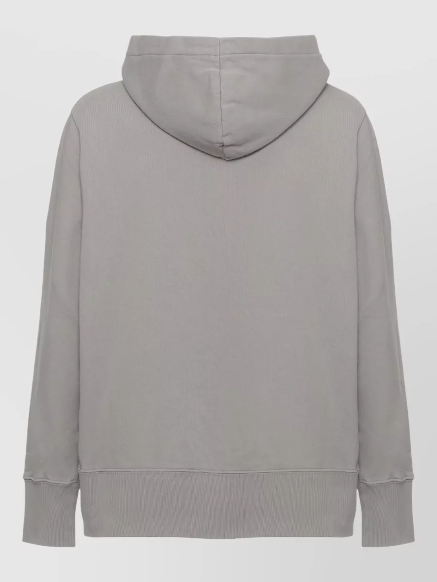 Hogan Cotton Hooded Zip Sweatshirt