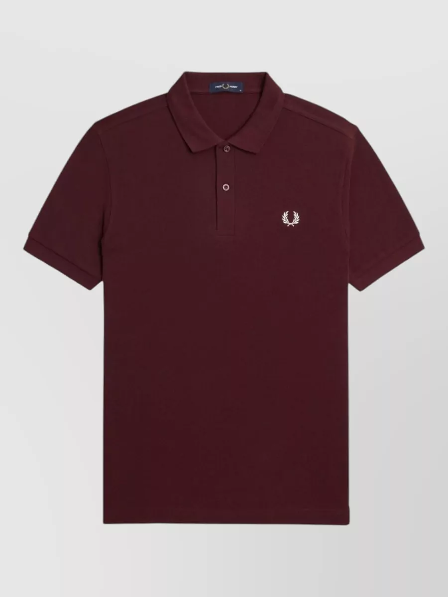 Fred Perry cotton logo polo shirt