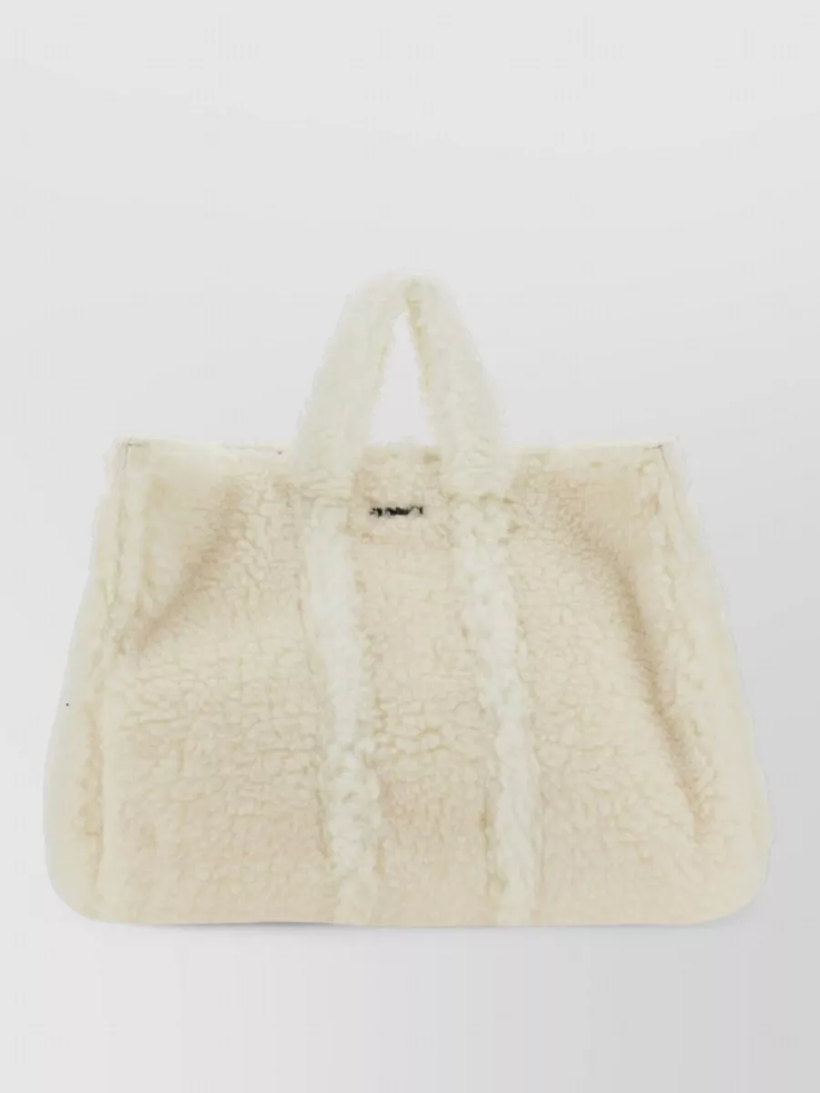 Sunnei teddy fleece tote bag