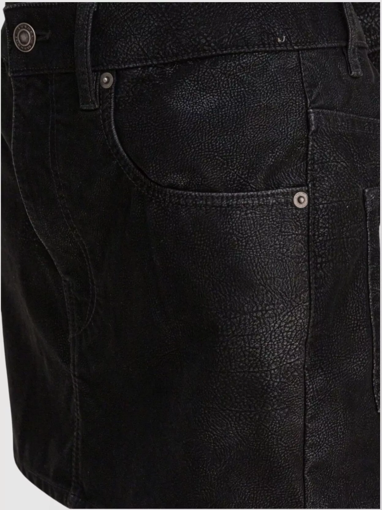 Isabel Marant Étoile Tailored Skirts With Pockets And Textured Finish In Black