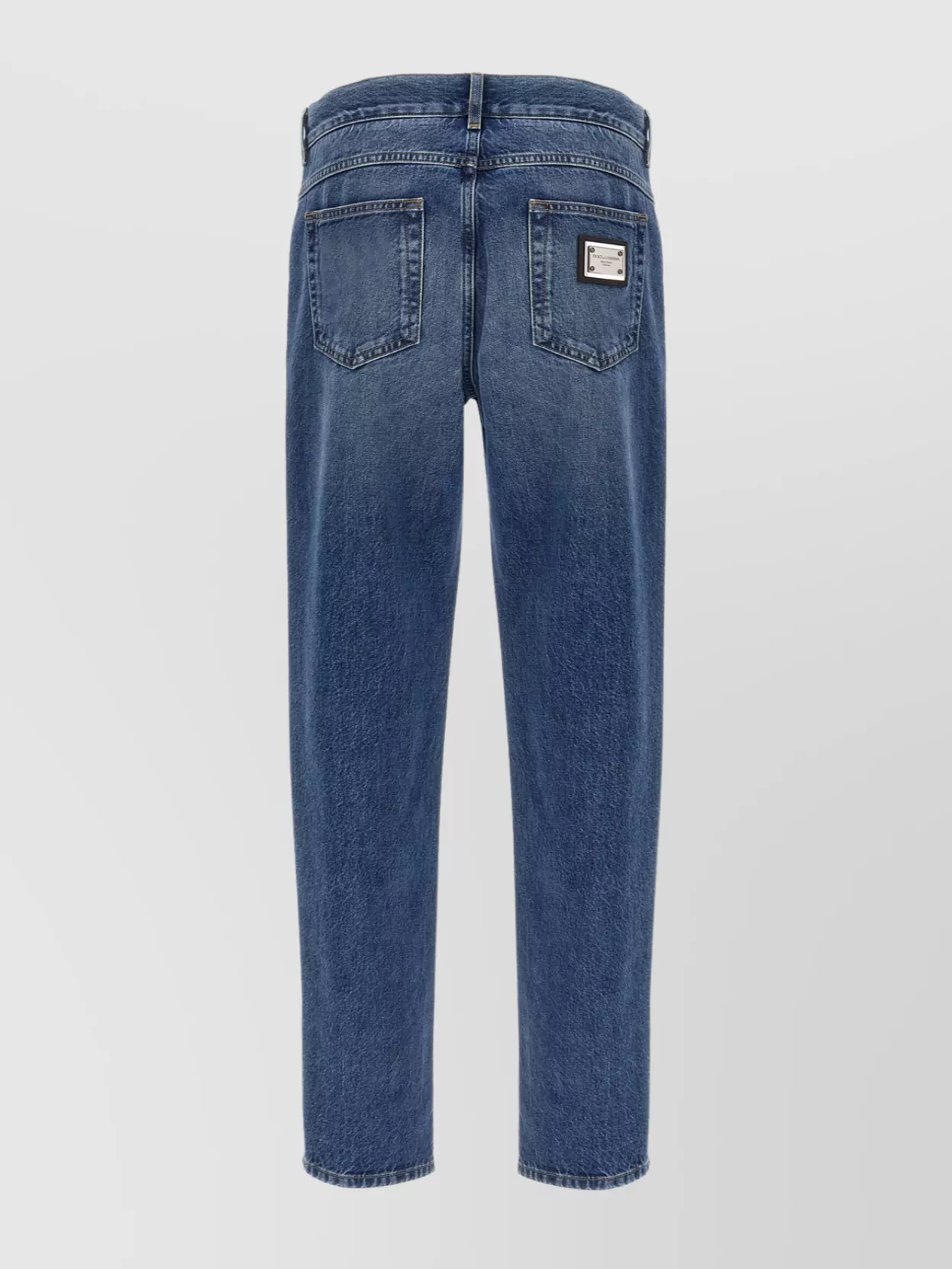 Dolce&Gabbana Cotton denim trousers faded effect | The Fashion Square