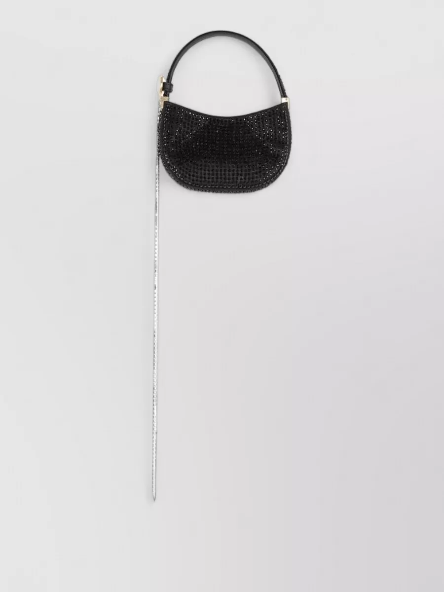 Magda Butrym Vesna Micro Leather Crystal-Embellished Clutch Bag