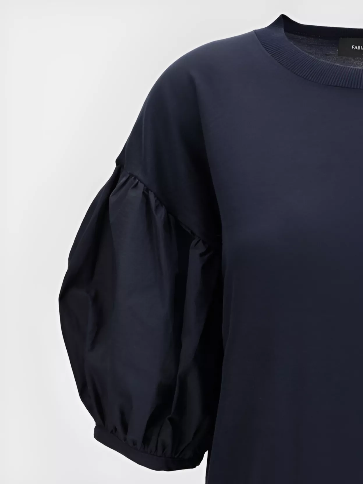 Shop Fabiana Filippi Volume Sleeve Knit Top