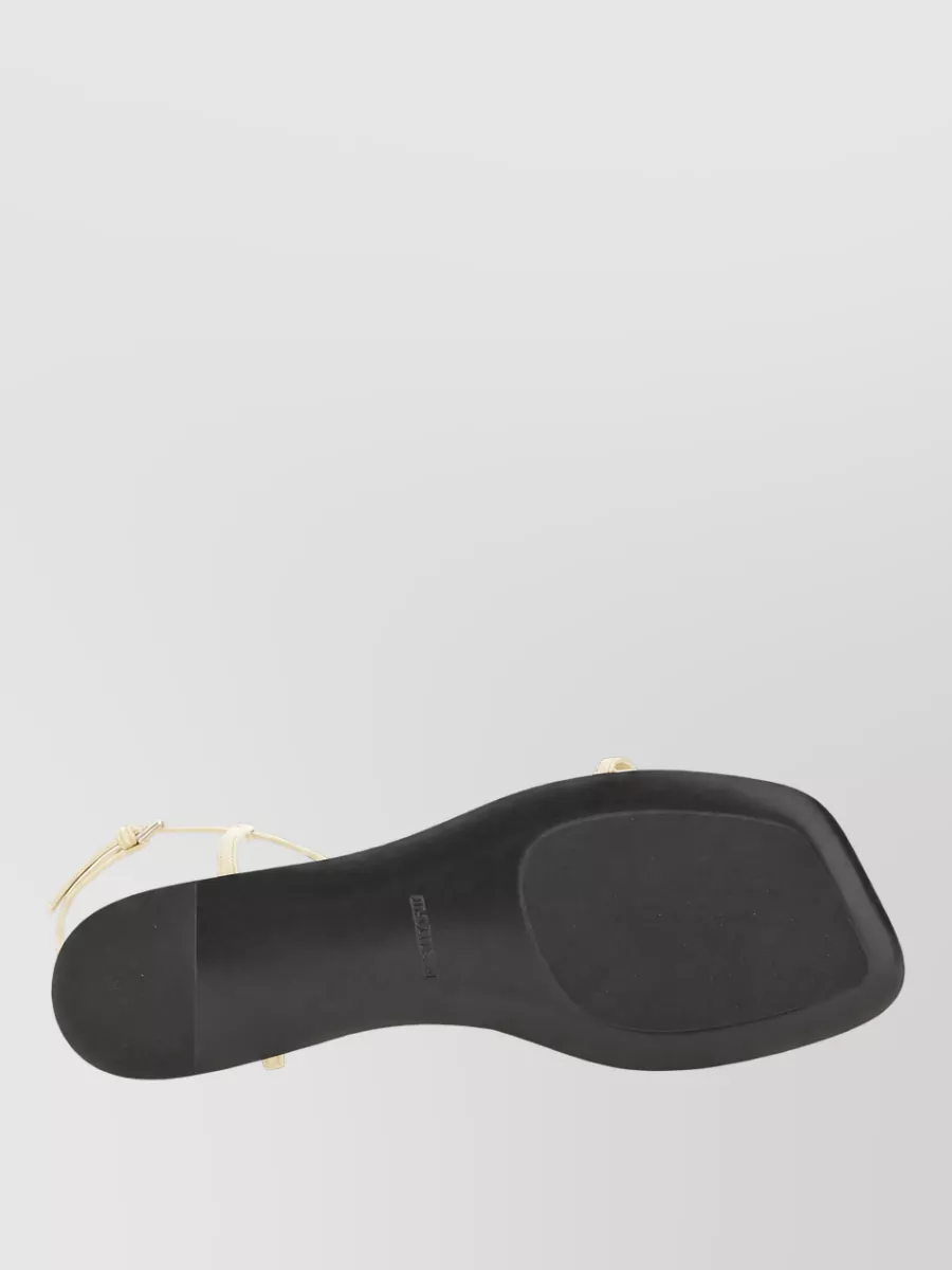 Jil Sander Leather Sandals