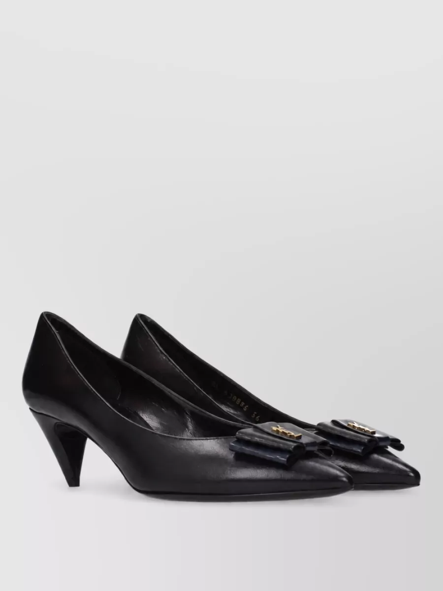 Saint Laurent Leather Ballerina Shoes