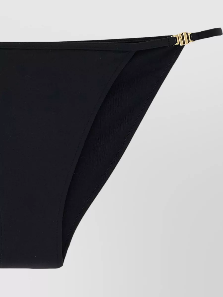 Tom Ford Triangle Bikini Set Adjustable Straps Hardware In Black