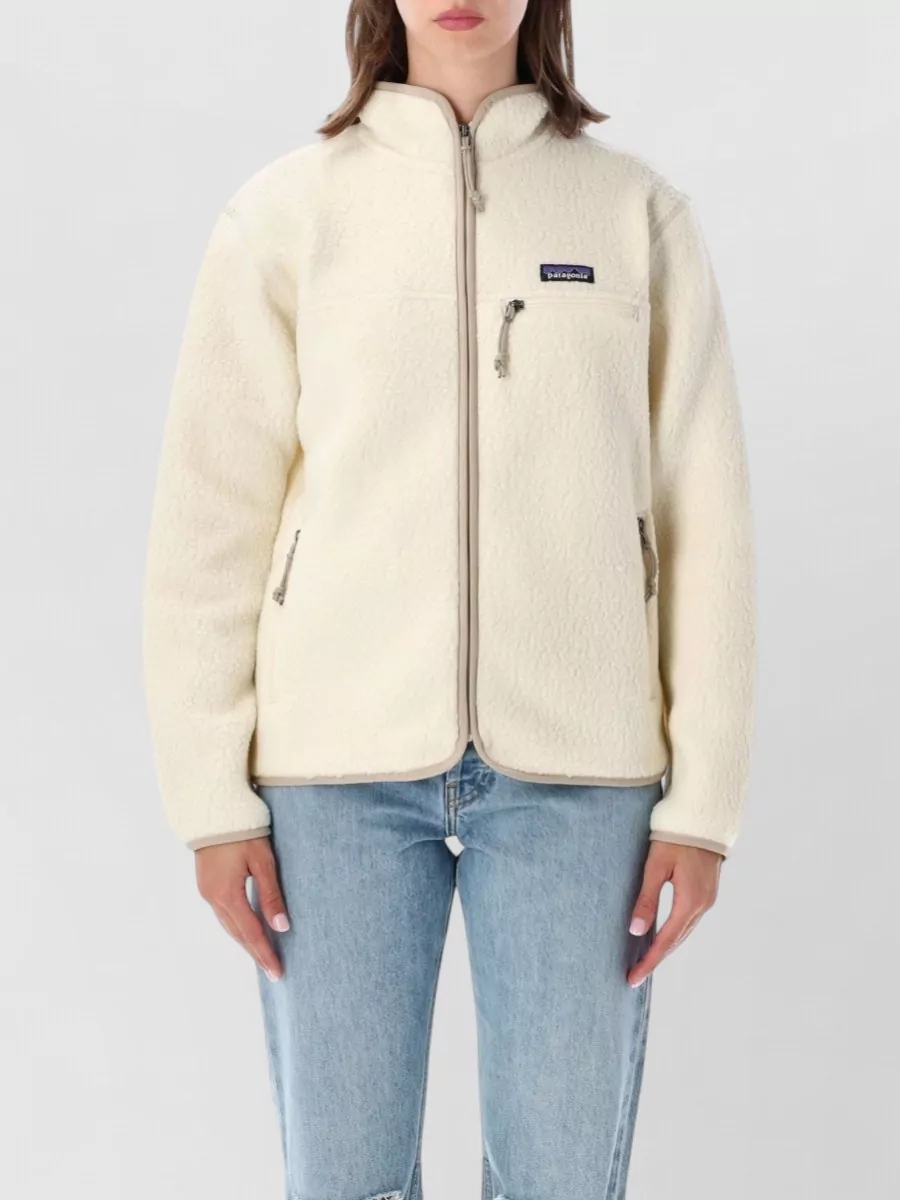 Patagonia recycled fleece zip-up jacket