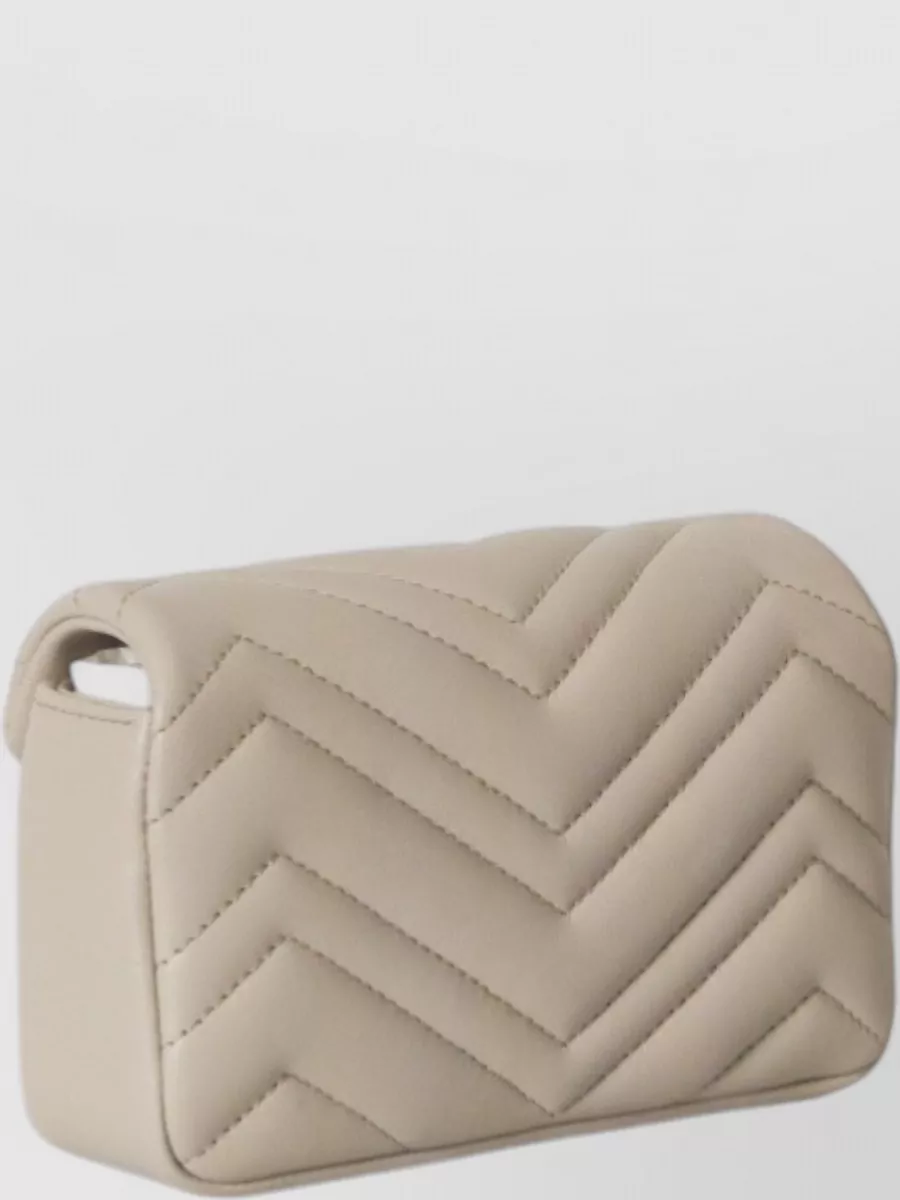 Gucci Gg Marmont Mini Leather Cross-Body Bag