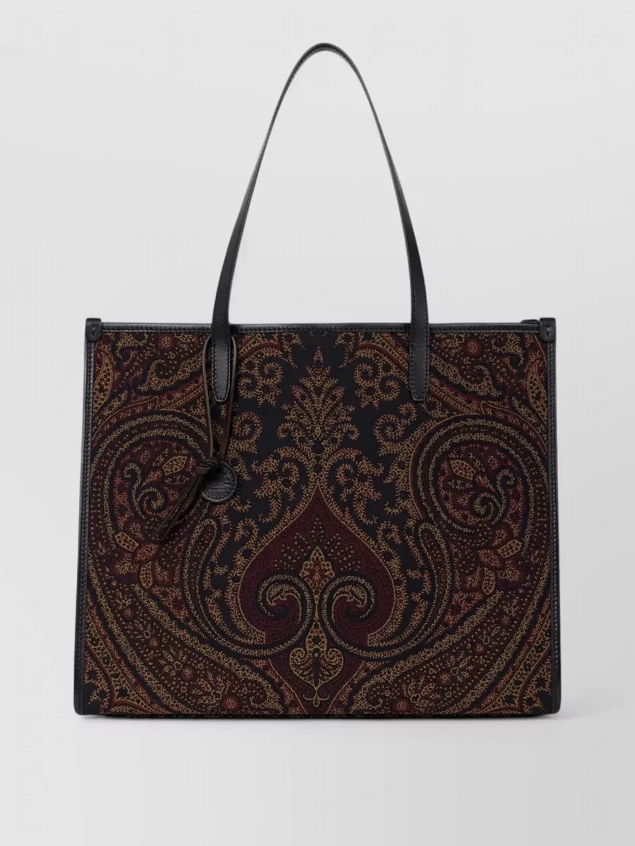 Etro love trotter canvas shoulder bag