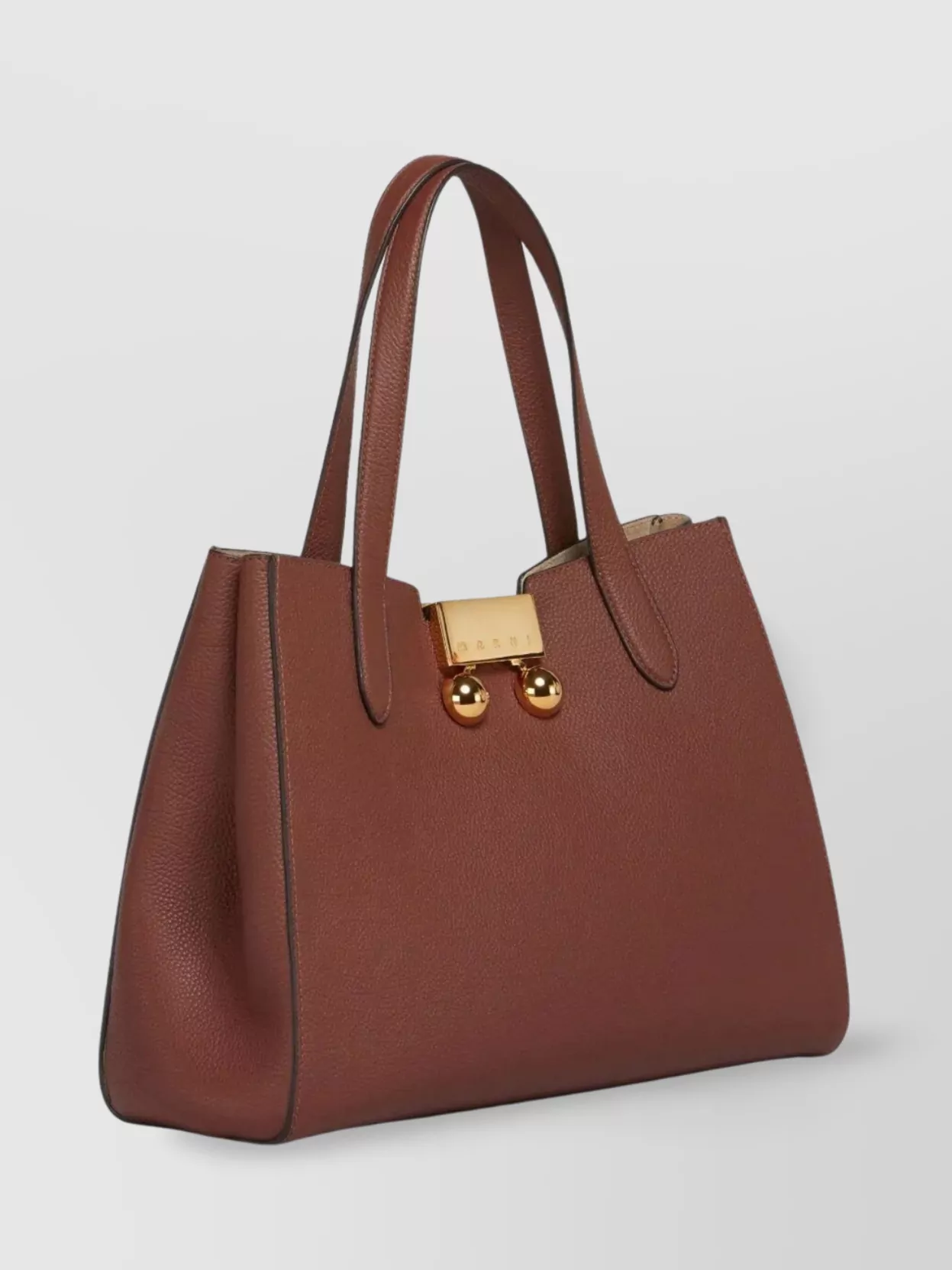Shop Marni Small Tote Bag Gold Hardware