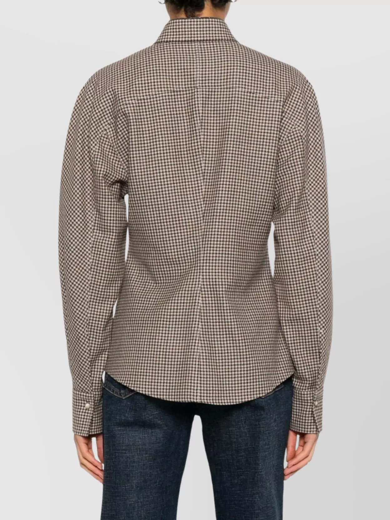 Brunello Cucinelli Long Sleeve Shirt Featuring Pointed Collar