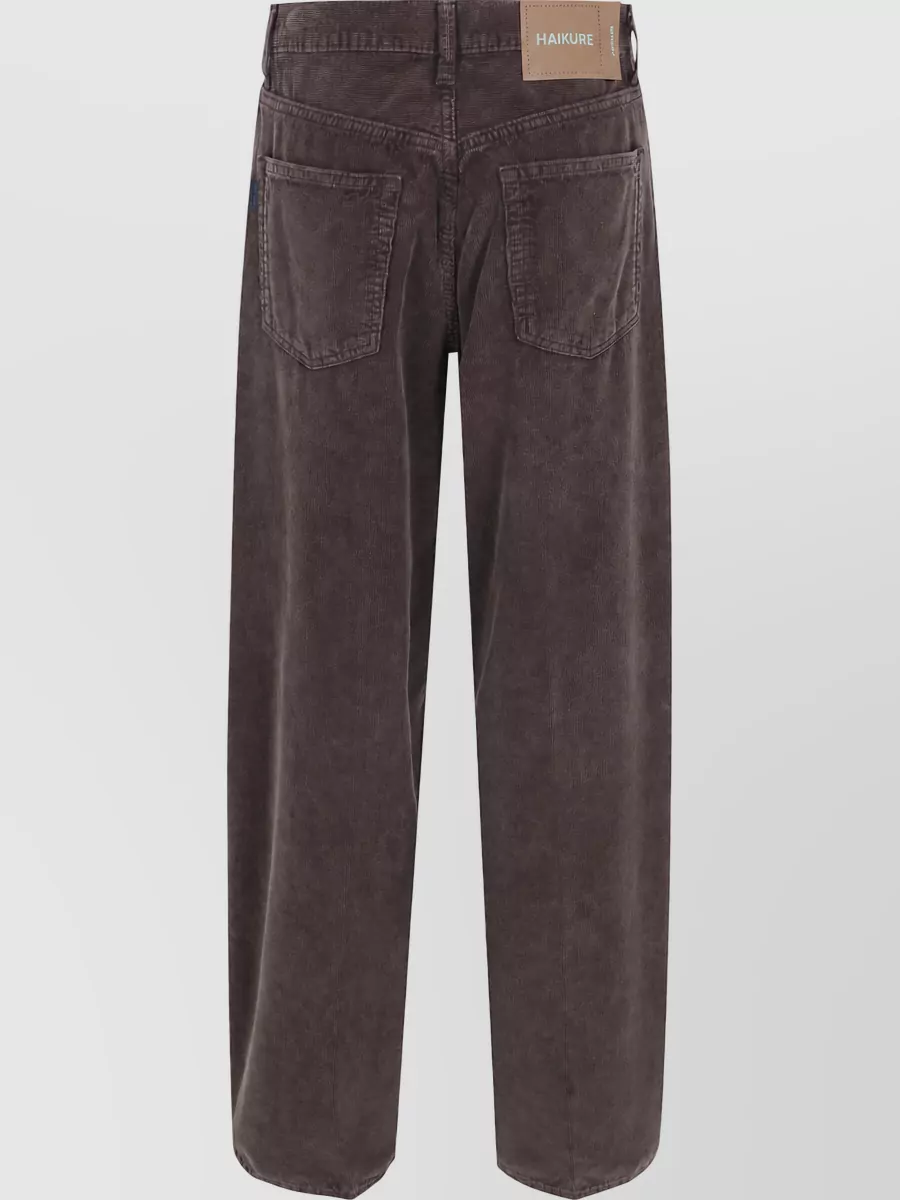 Haikure Velvet Wide-Leg Jeans