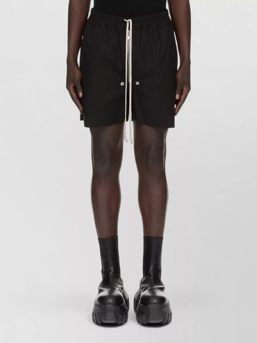 Rick Owens poplin above-the-knee shorts