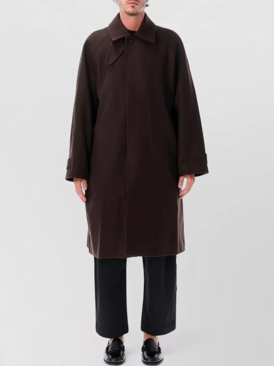 Studio Nicholson wool single breasted coat