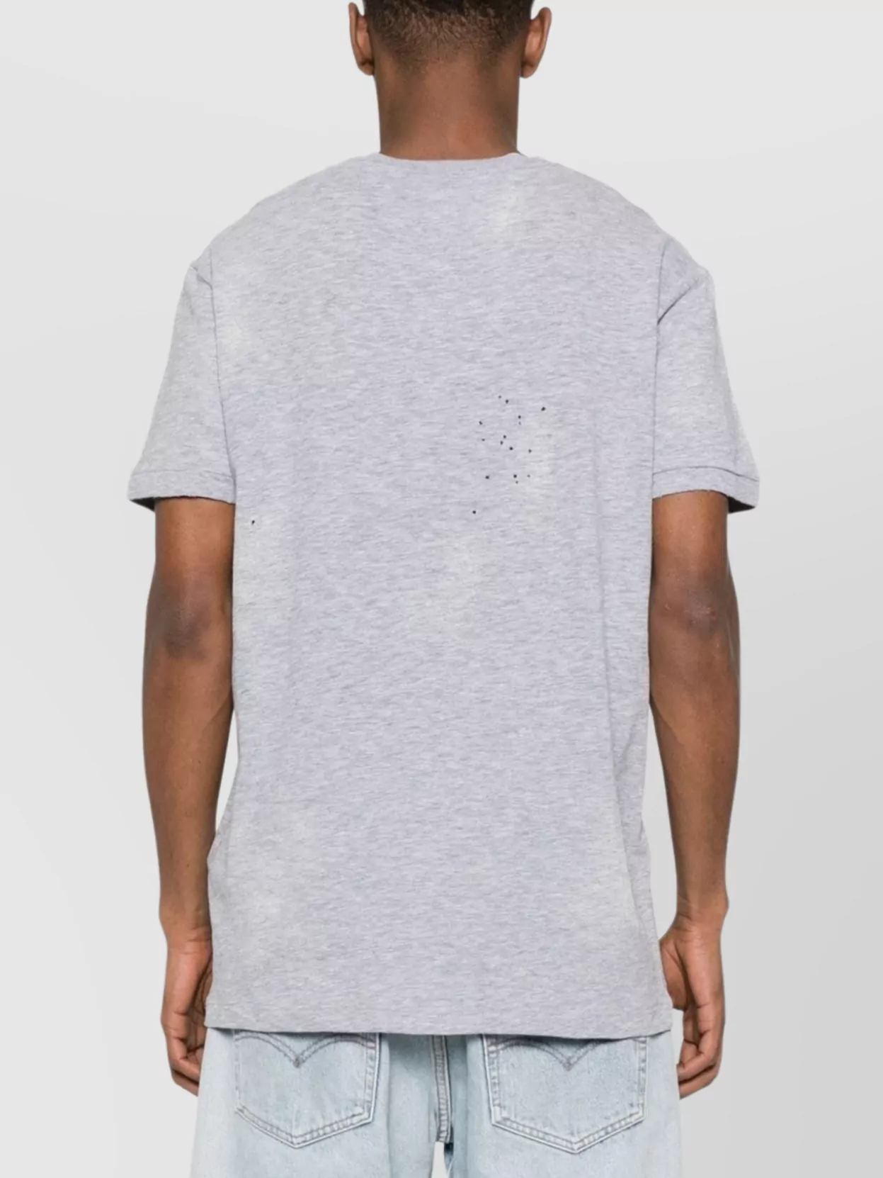 Dsquared2 Fitted Muscle T-shirt Featuring Graphic Print In Gray