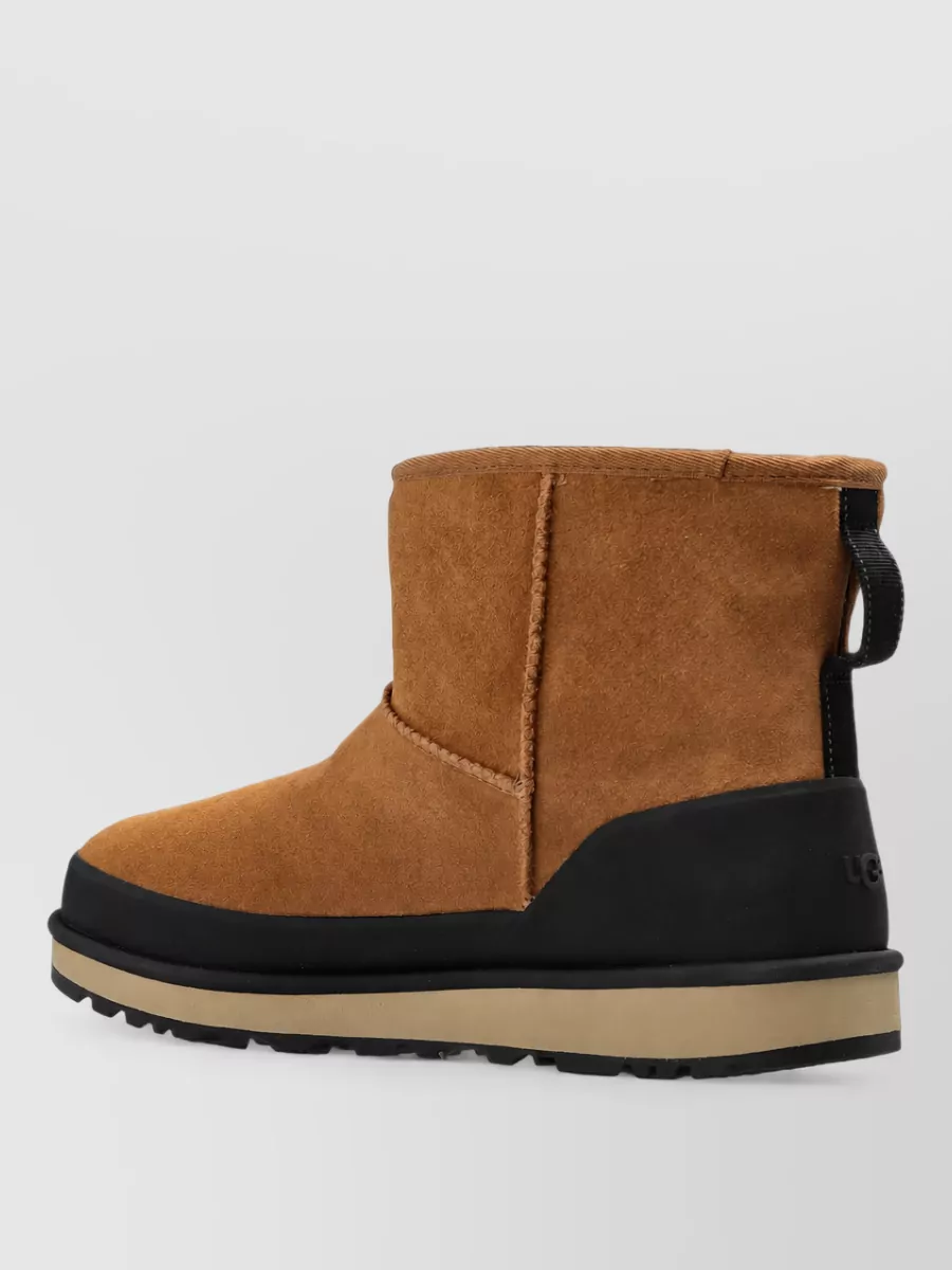 Ugg Suede Leather Ankle Boots