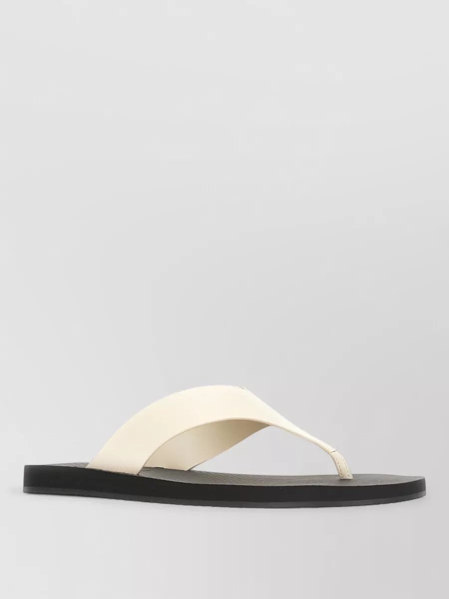 The Row Leather Thong Sandals