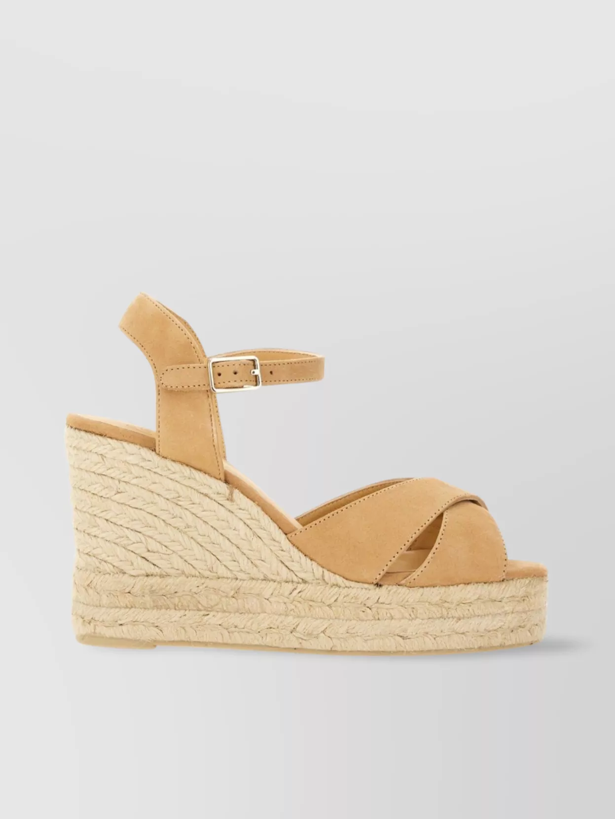 Shop Castaã±er High Wedge Heel Espadrille Sole Sandal