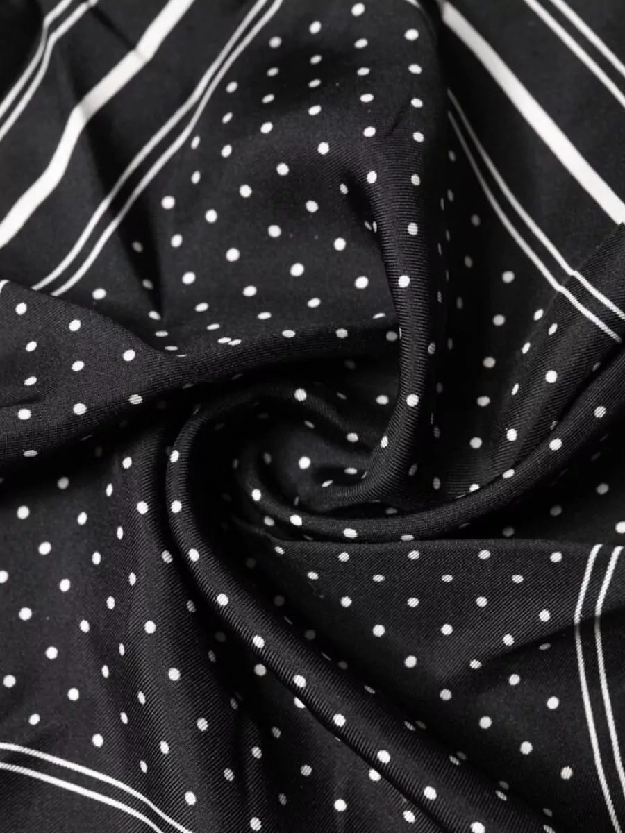Dolce&Gabbana Silk Polka-Dot Scarf
