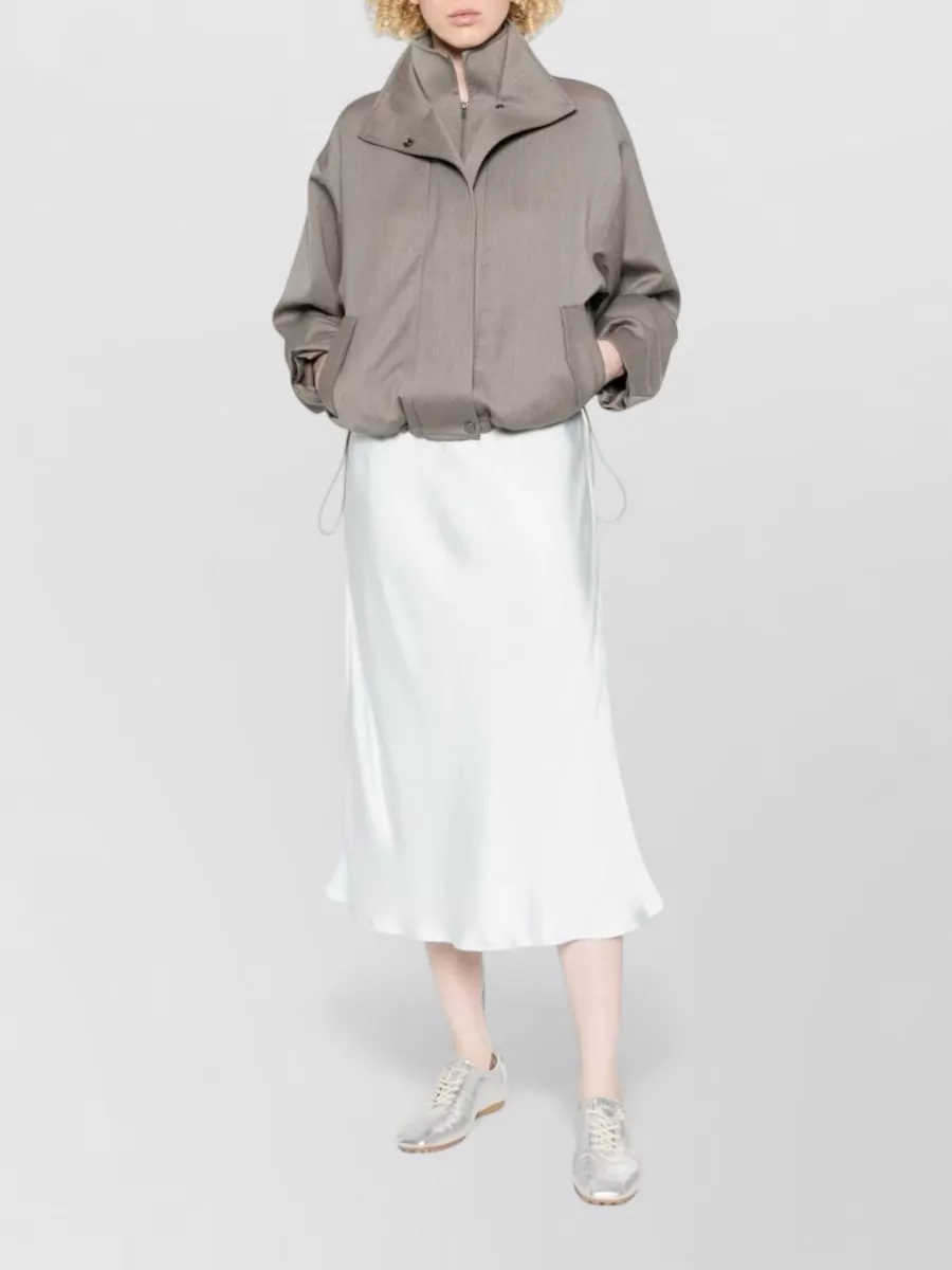 Jil Sander Side-Slit Straight Skirt