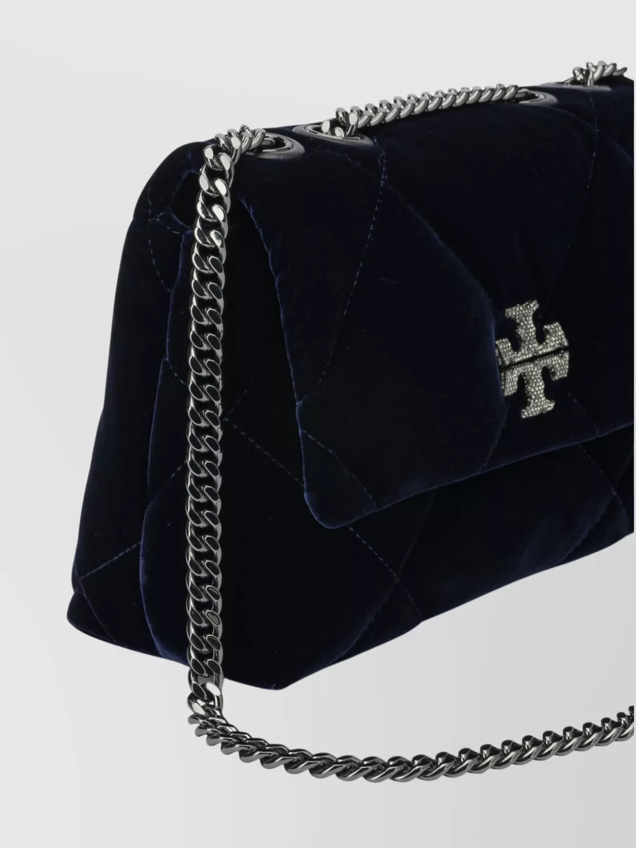 Tory Burch Chain Strap Quilted Crossbody Satchel Bag