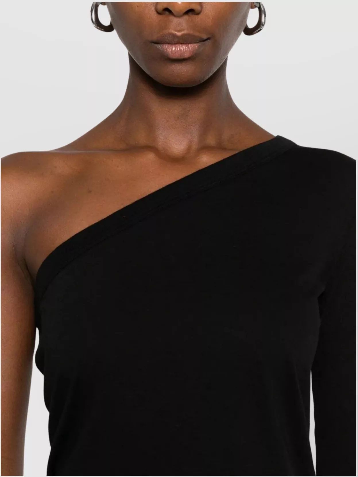 Rick Owens Drkshdw Ziggy One Shoulder Maxi Dress